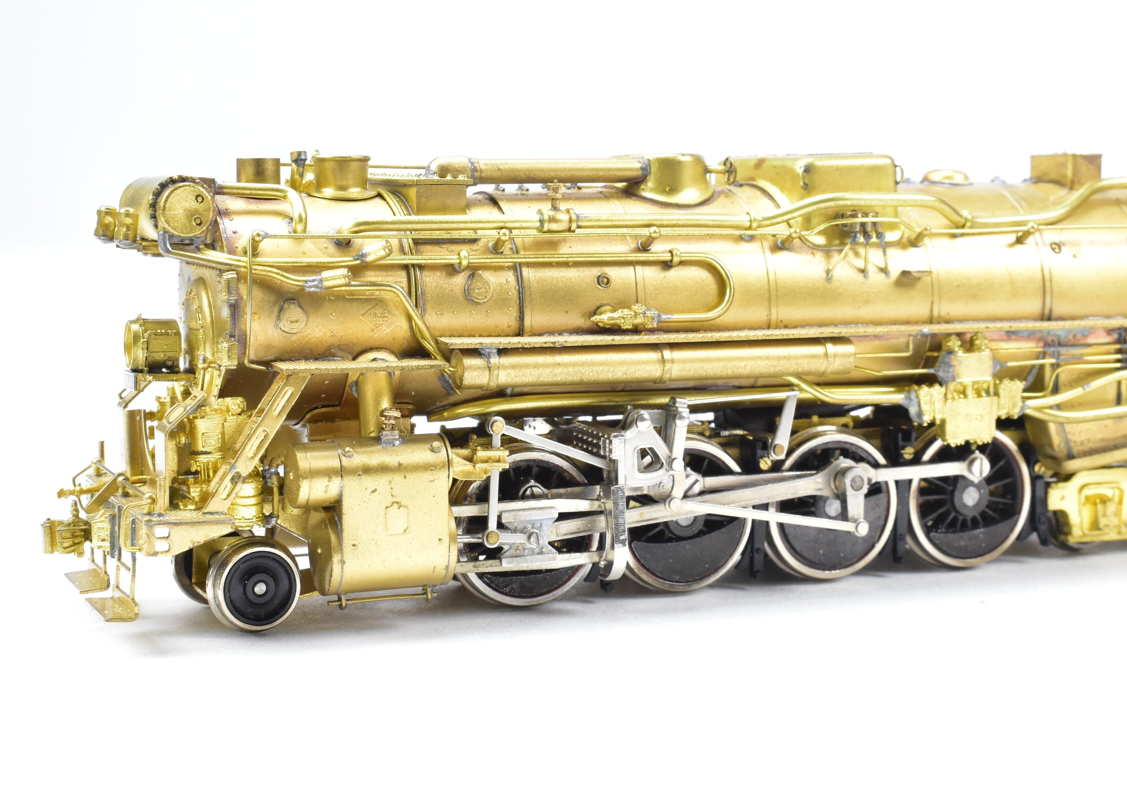 HO Scale Brass NPP Nickel - Plated Boston & Albany Class A - 1b 2 - 8 - 4 with Added Details
