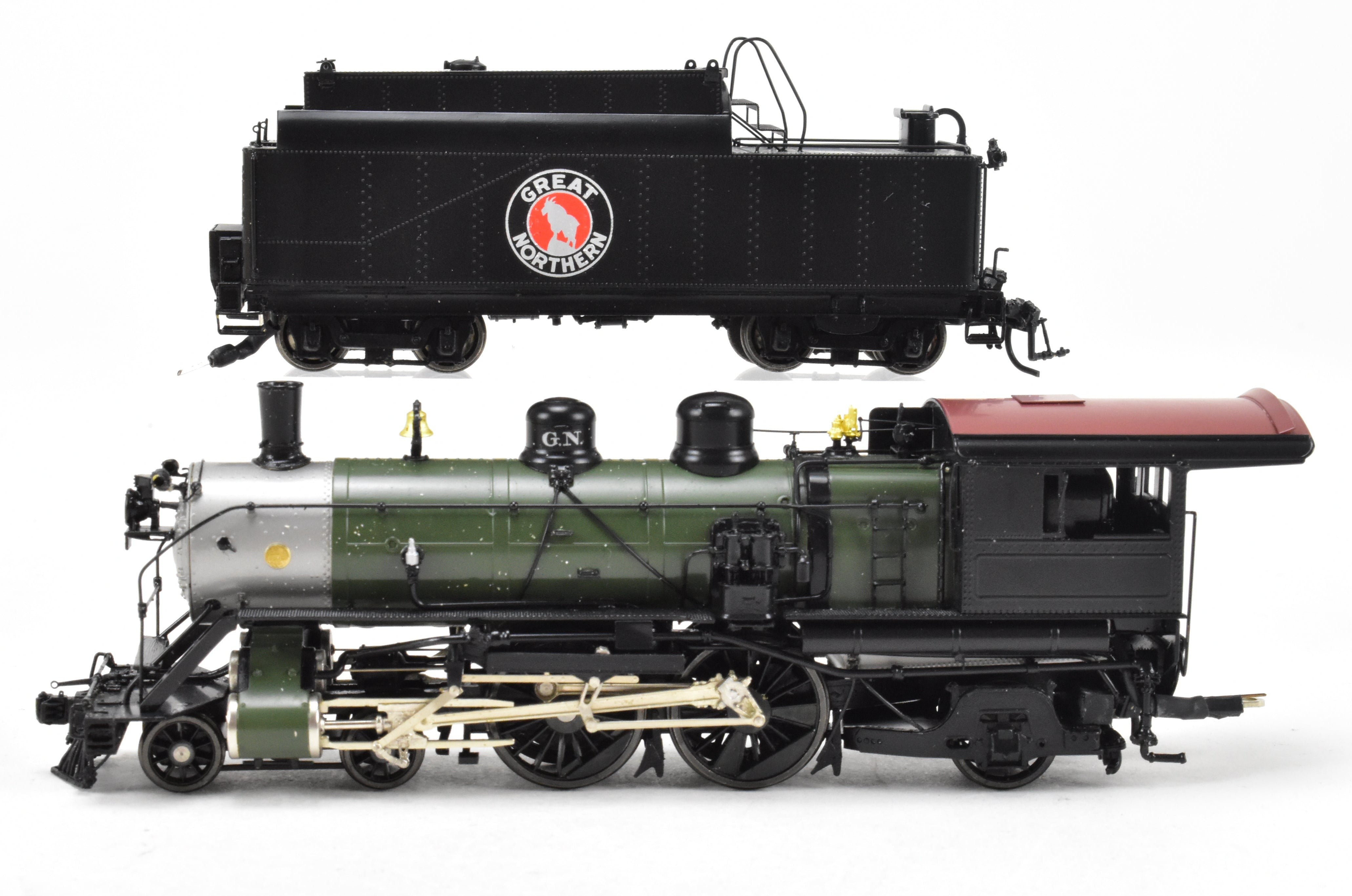 HO Scale Brass Great Northern Class K - 1 4 - 4 - 2 Factory - Painted Coasting Drive Model