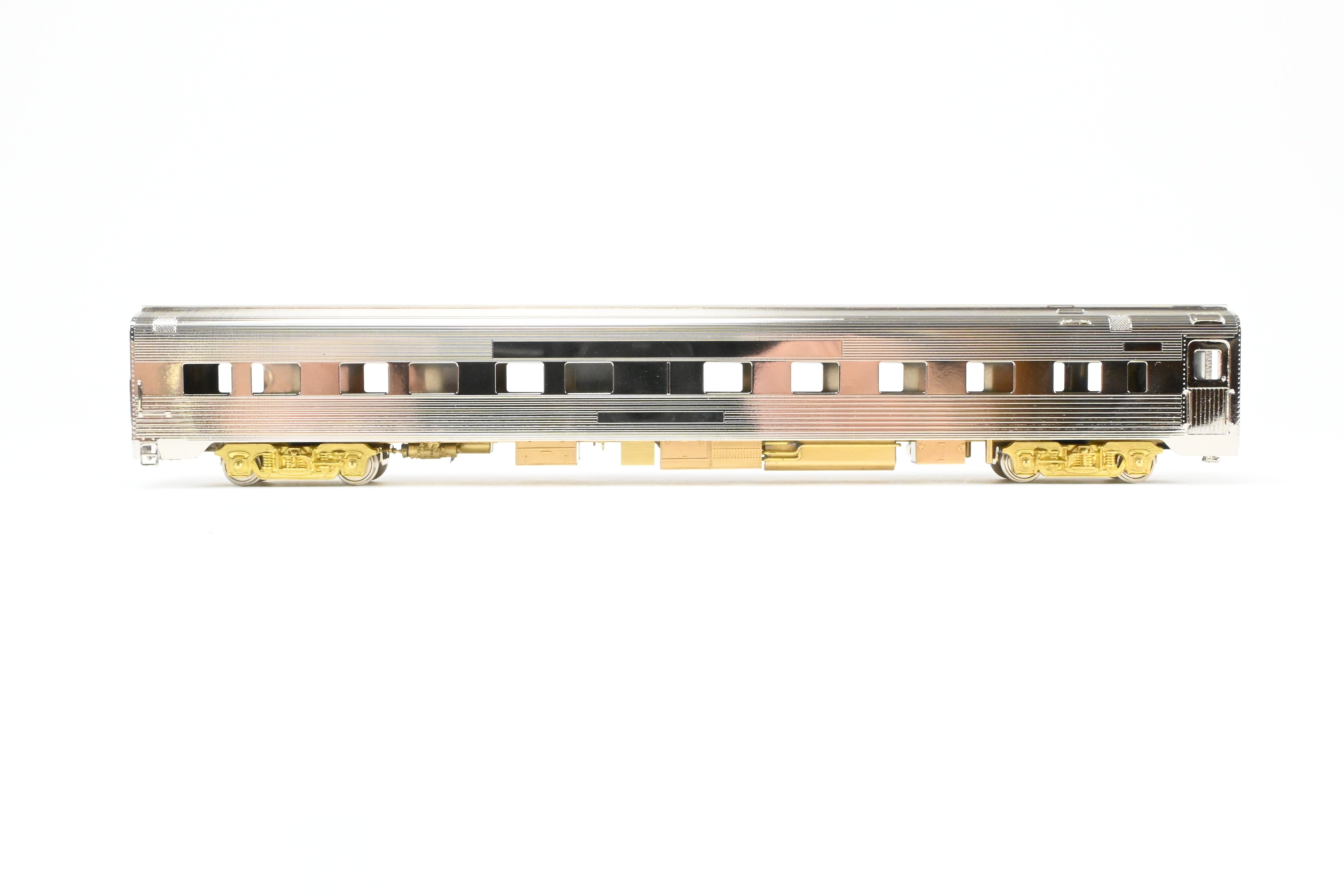 HO Scale Brass Cascade Models AT&SF - Santa Fe Budd Pine Series 10RMT - 6DBR Non - Skirted Sleeper Model Train Car