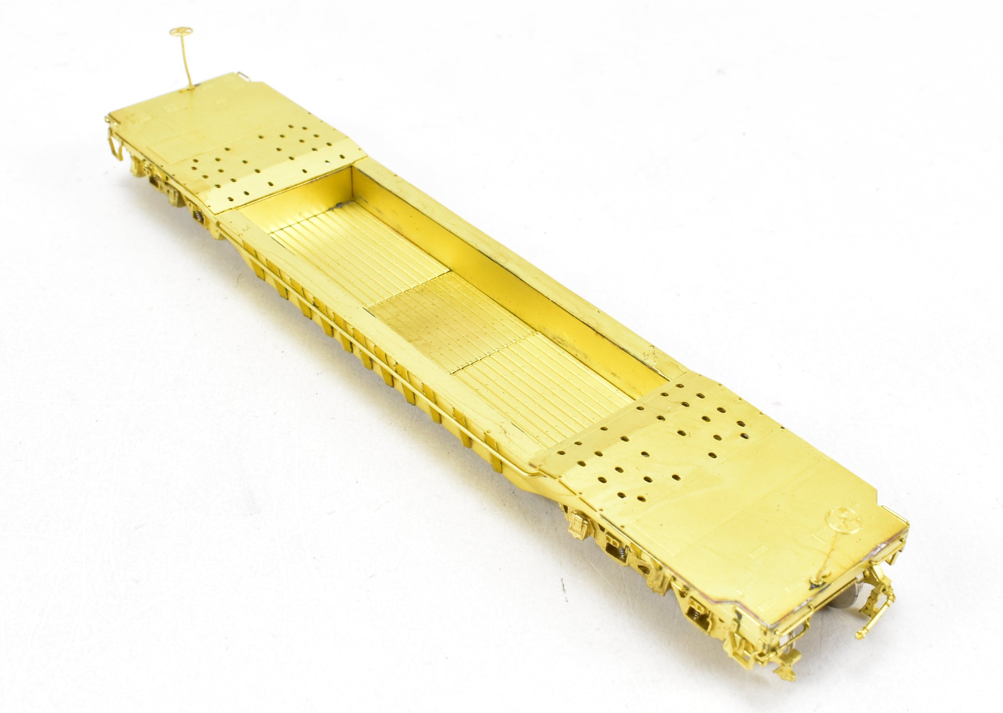 HO Scale Brass Greenville 55' Well Car with Transformer Load by OMI - Overland Models, Inc. for Chesapeake & Ohio (C&O) Railroad