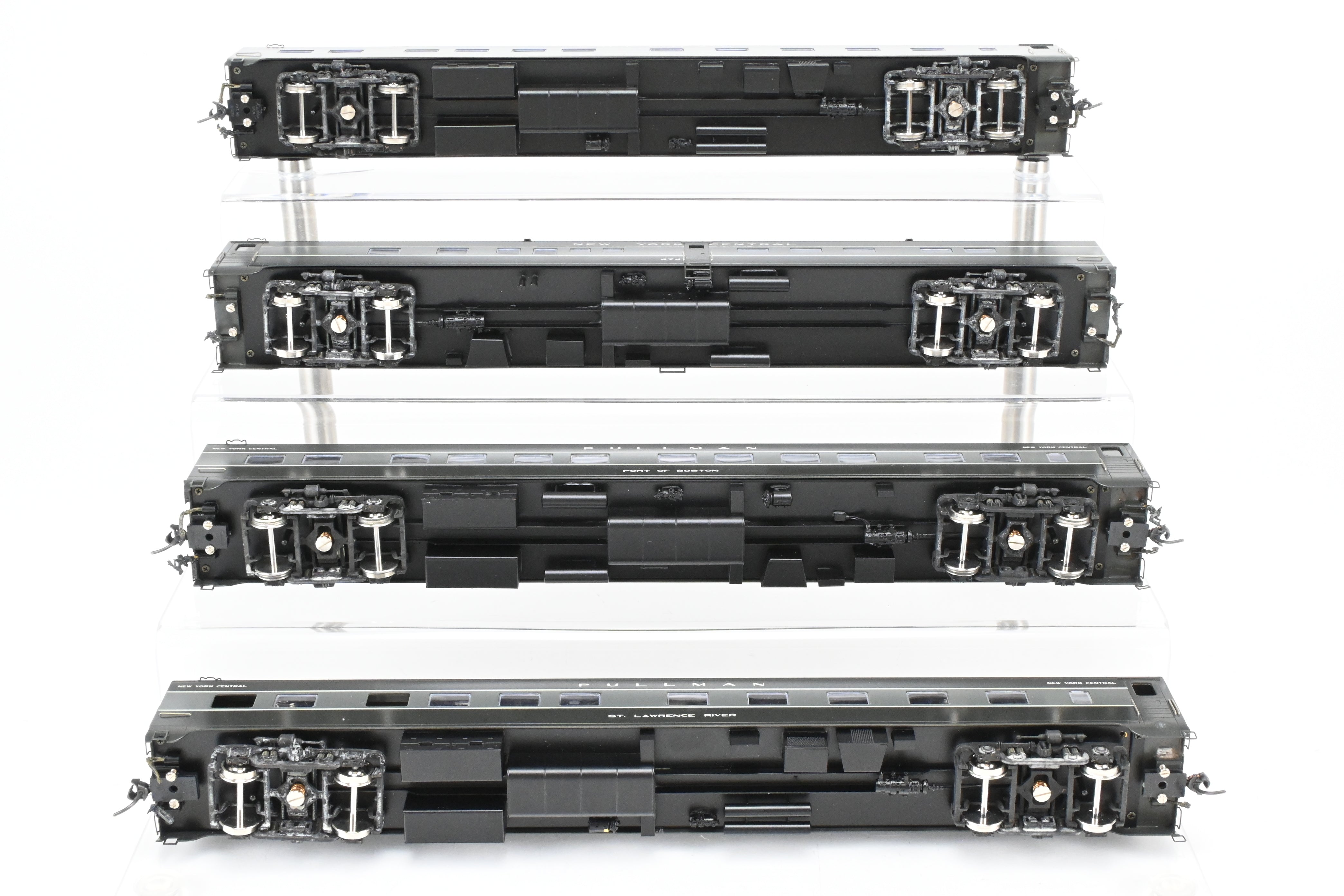 High - Quality HO Scale Brass Erie Limited 8 - Car Set Representing New York Central's 20th Century Limited in 1948, Factory - Painted, Set #2