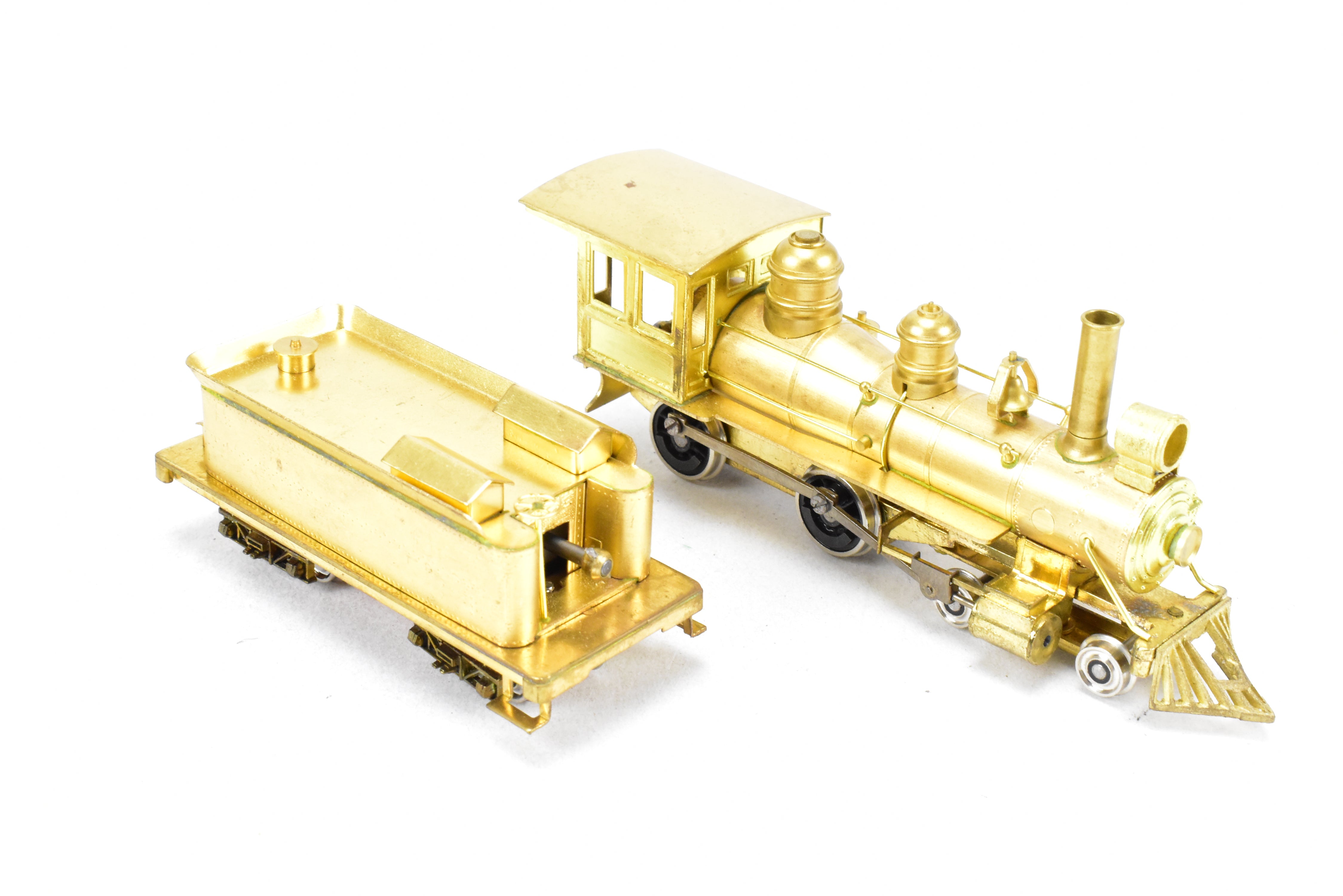 HOn3 Scale Brass Model Train - American 4-4-0 Locomotive from Far East Distributors, Spartan Series Circa 1910