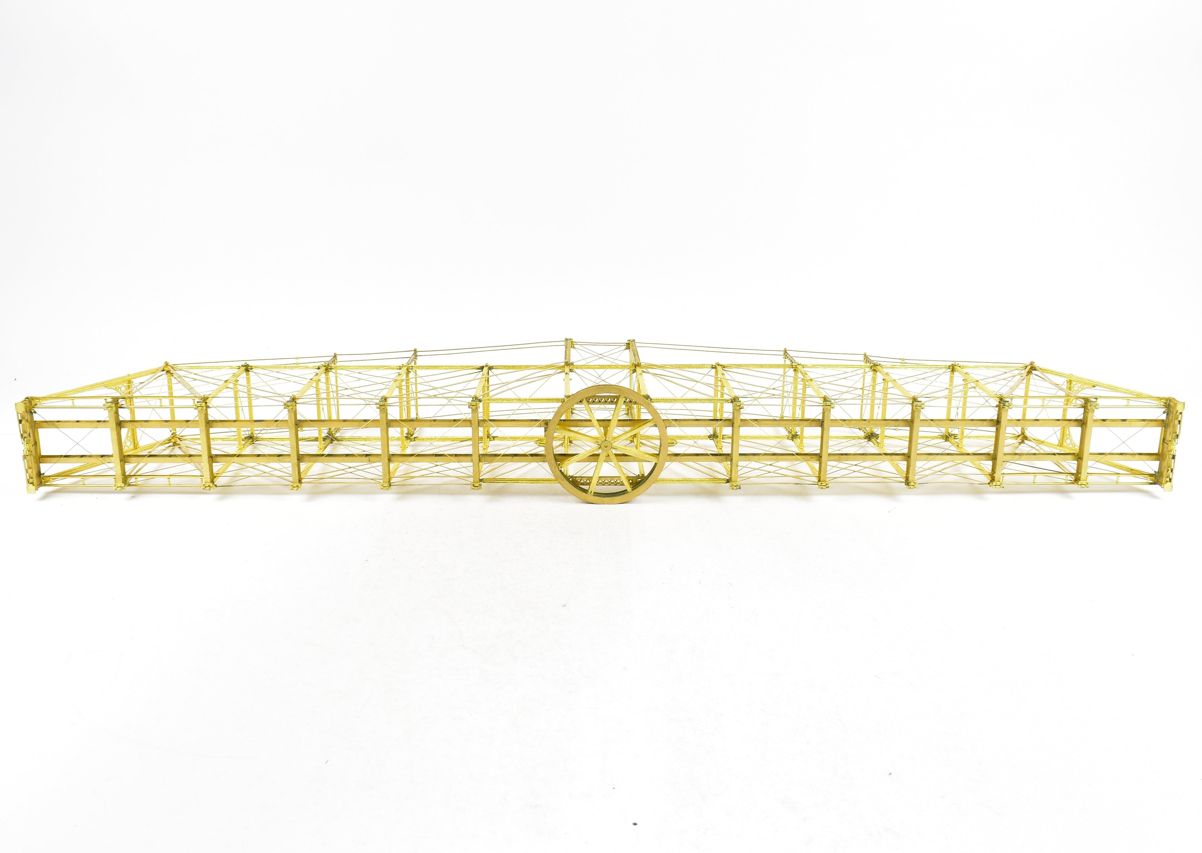 HO Scale Brass Model - Overland Models, Inc. Camas Prairie Drawbridge #50 with Crib and Pier Set for Model Railroads