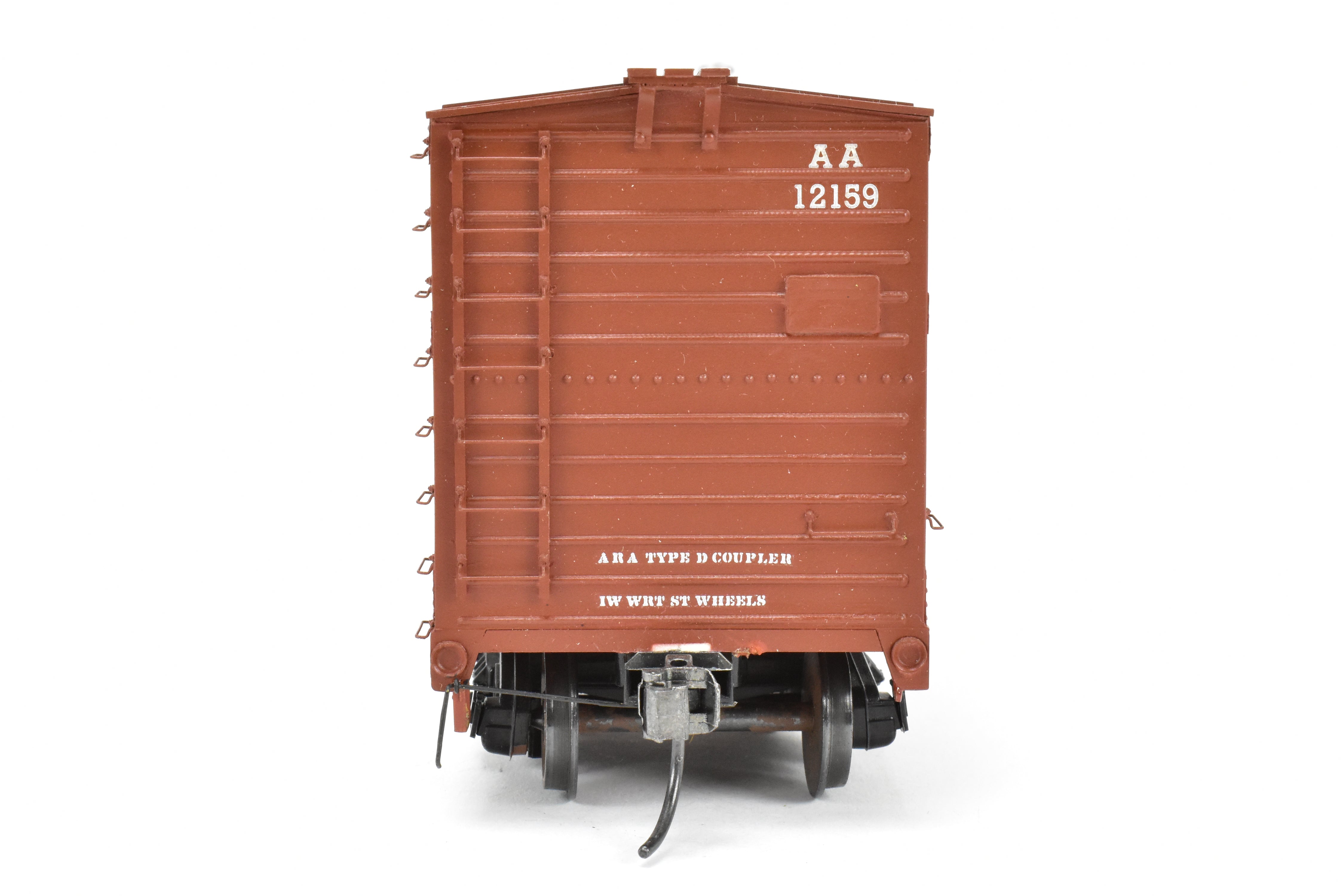 O Scale Model Train Collectible: Rails Unlimited Ann Arbor Custom-Built and Painted 40' USRA Double Sheath Boxcar