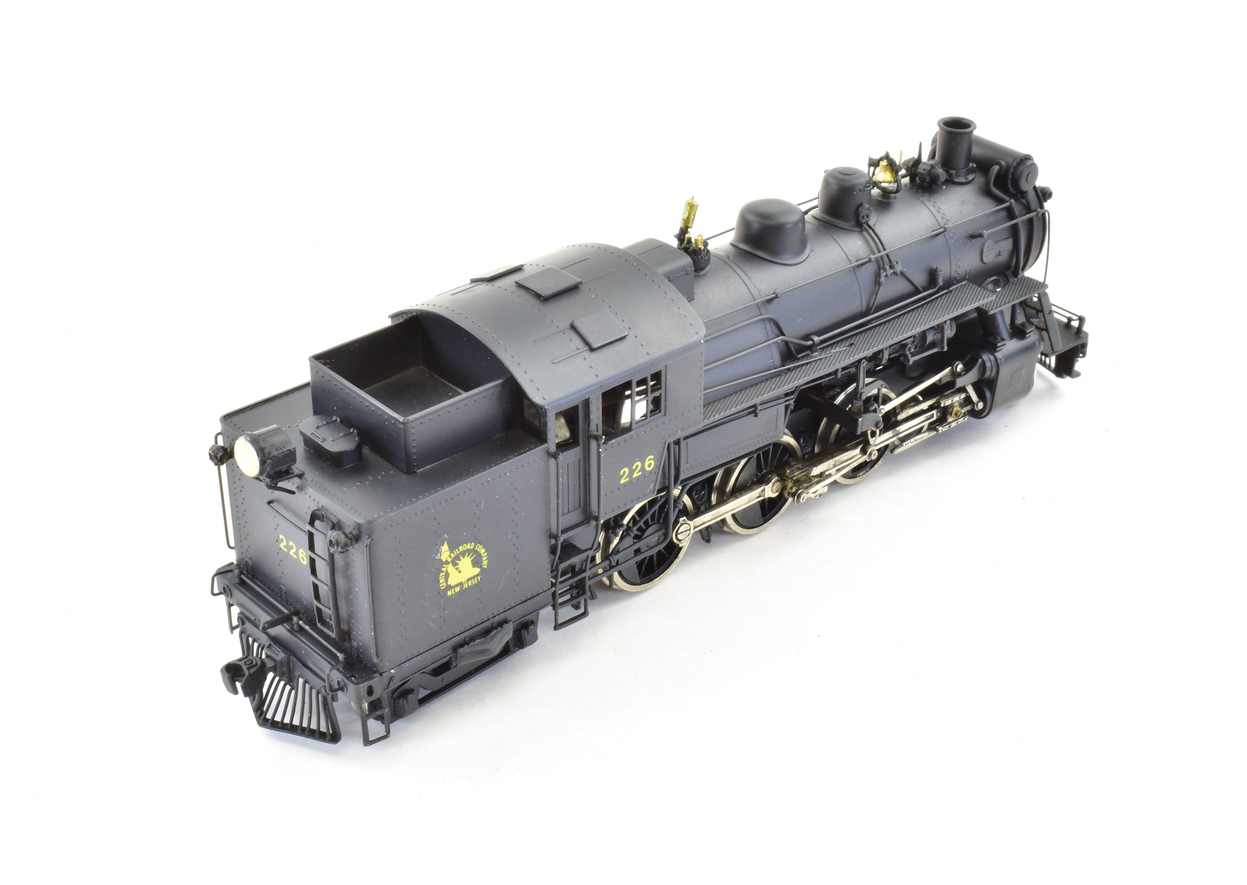 HO Scale Brass Model Train PFM - United CNJ - Central Railroad Of New Jersey 4-6-4T H-1S Custom Painted Locomotive