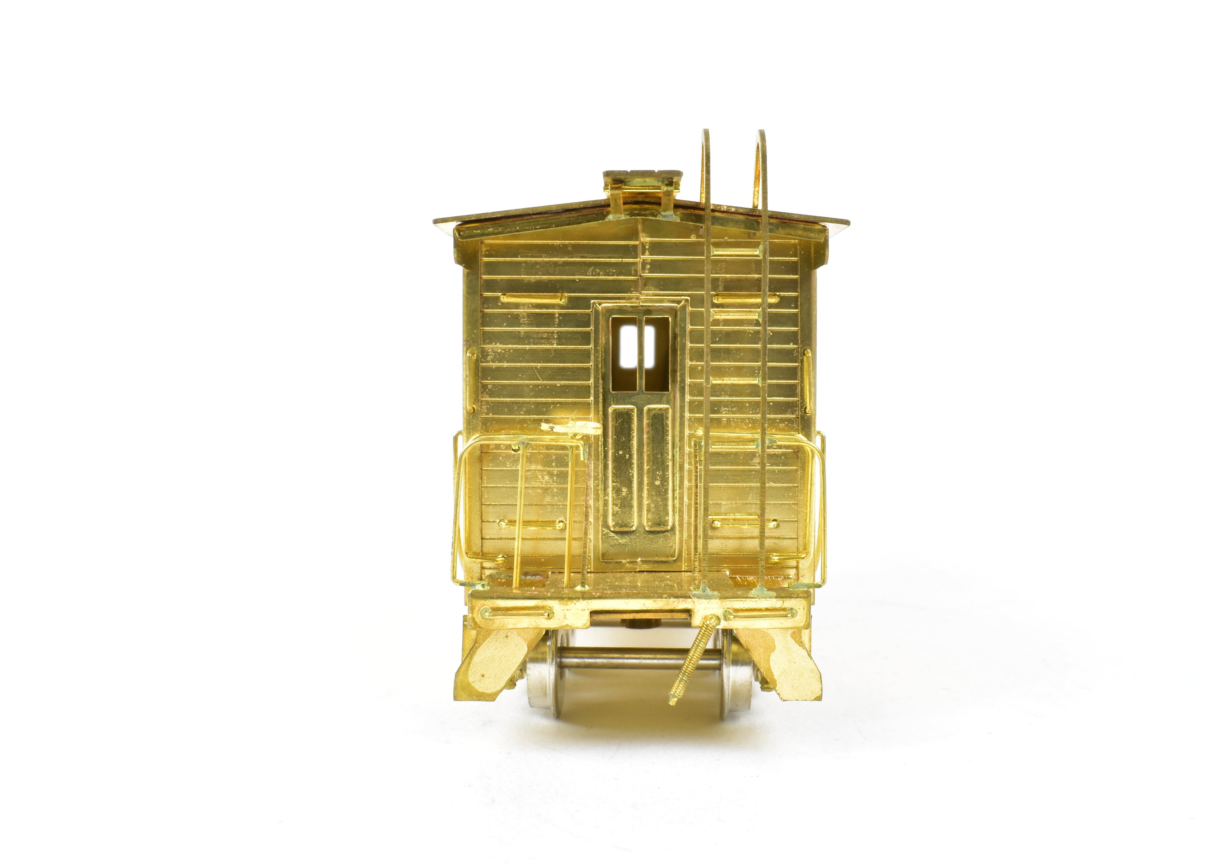 HO Scale Brass Balboa Western Pacific Bay Window Caboose with Spares
