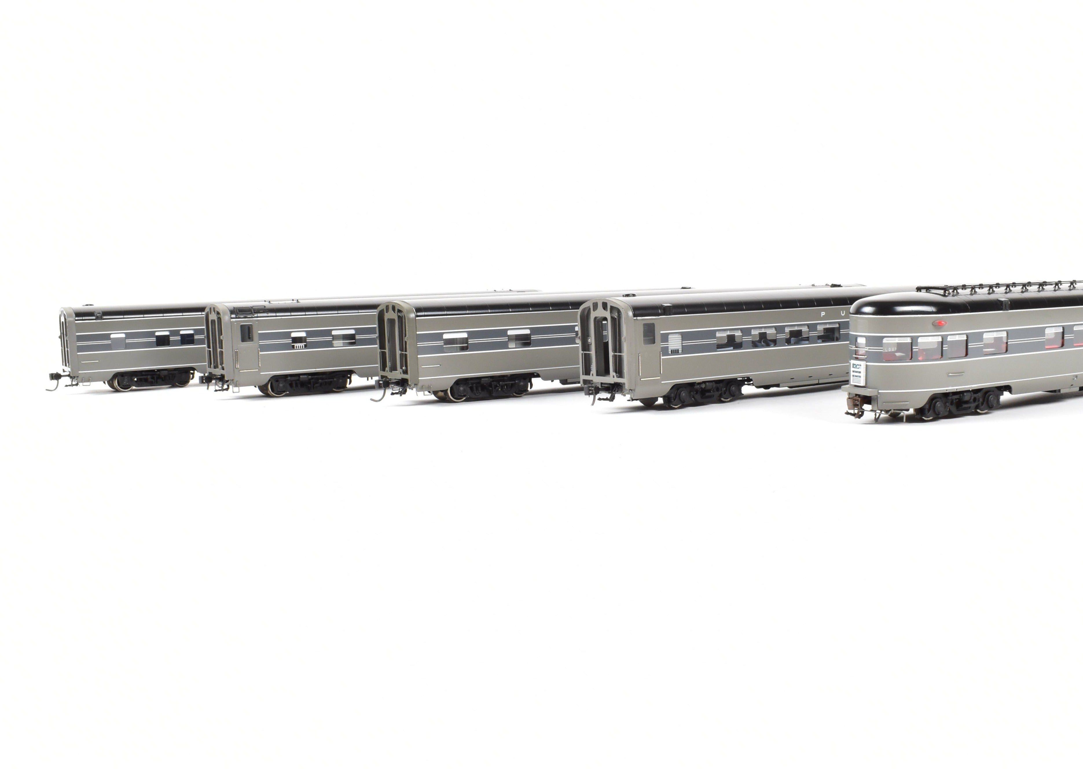 HO Scale Brass Passenger Car Set - Challenger Imports NYC - New York Central 1940 20th Century Limited 10-Car Passenger Train Collection