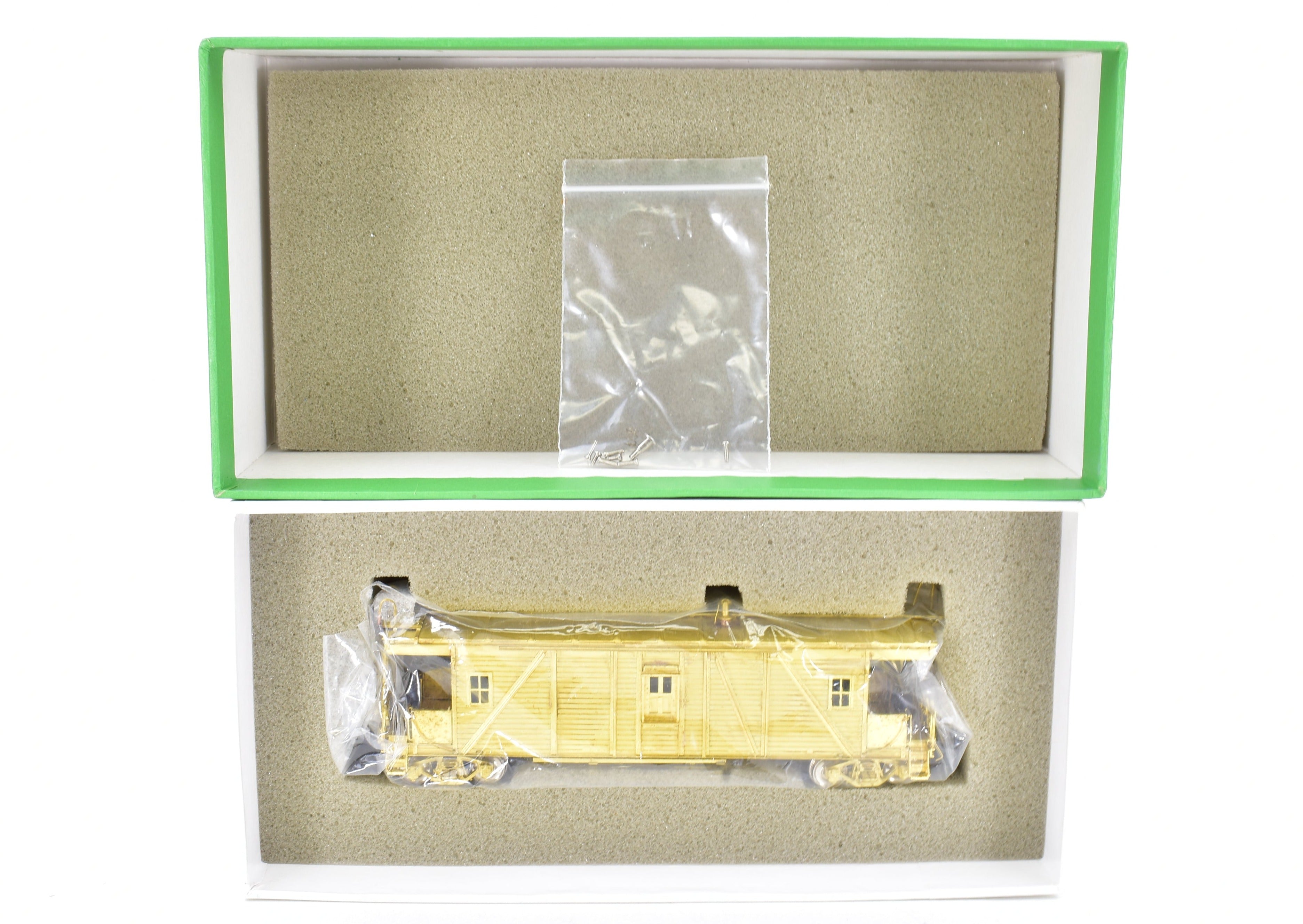 HO Scale Brass OMI - Overland Models, Inc. Illinois Central OSB Outside Braced Wood Caboose Model