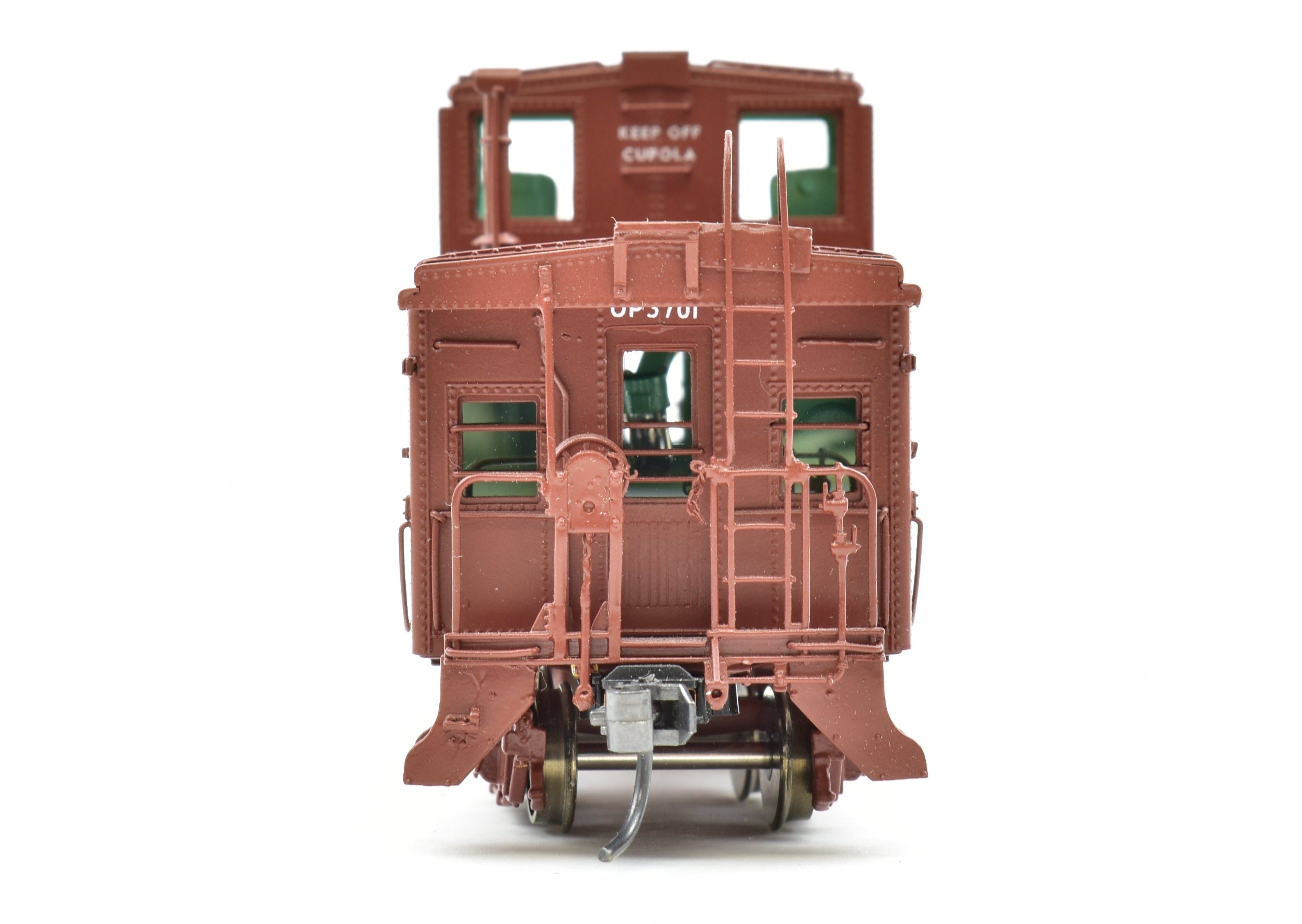 HO Scale Brass Caboose Model - OMI (Overland Models, Inc.) Union Pacific CA - 3 Caboose from 2000 Run with Full Interior