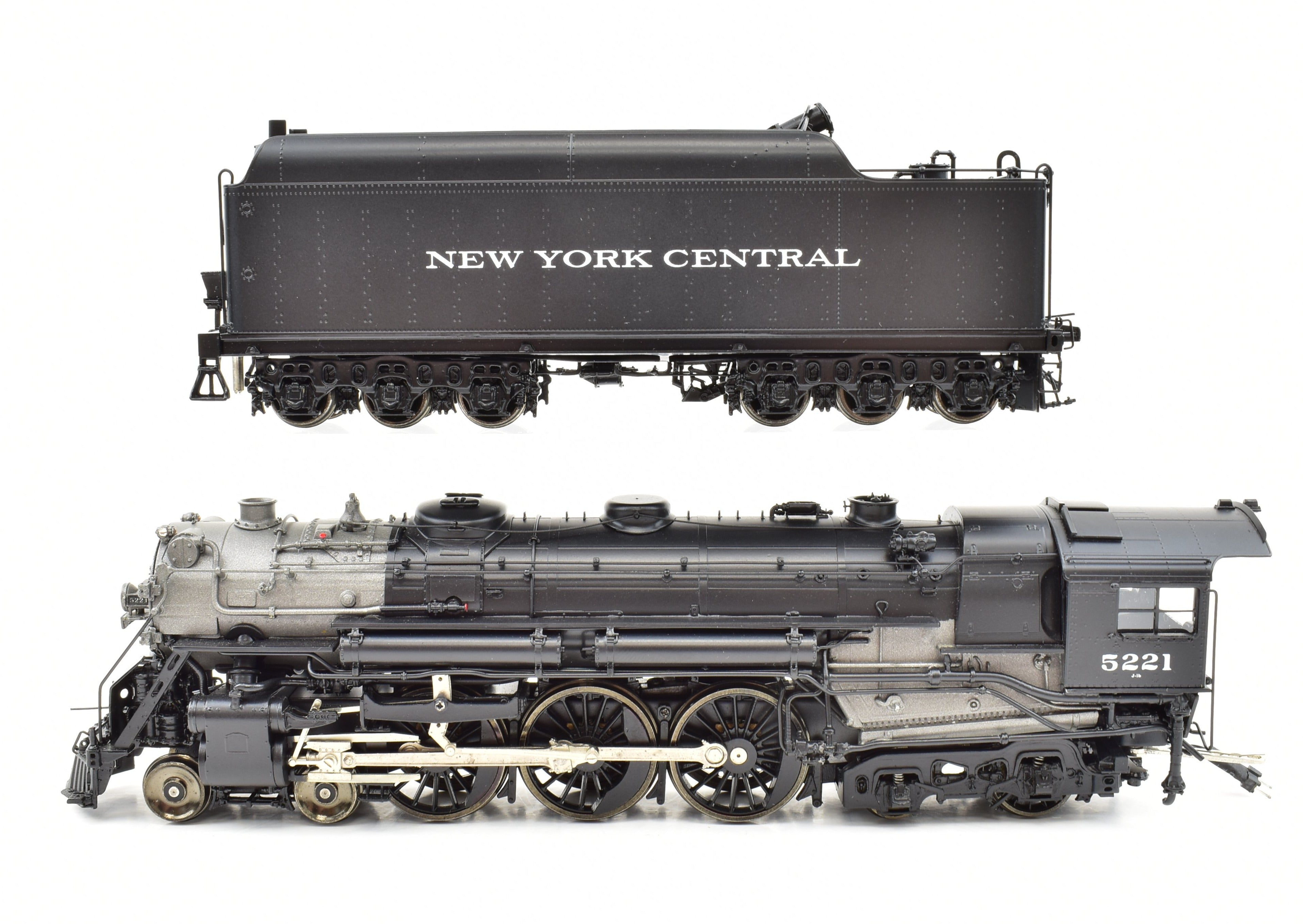 HO Scale Brass Model Train - Overland Models NYC (New York Central) J - 1b 4 - 6 - 4 Hudson FP Locomotive #5221
