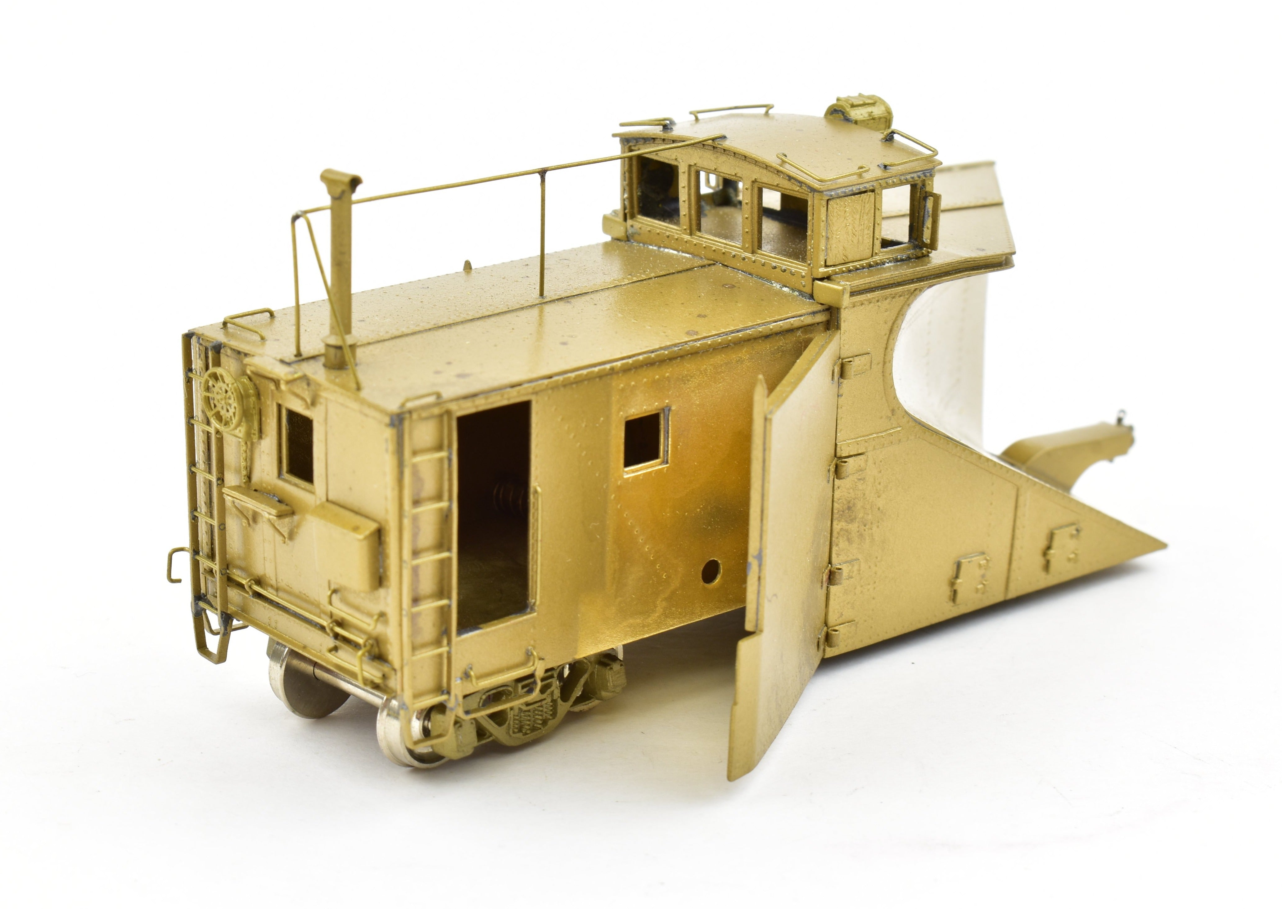 High - Quality HO Scale Brass Totem Models Canadian Pacific Railway Snow Plow - A Super - Rare Collectible Model