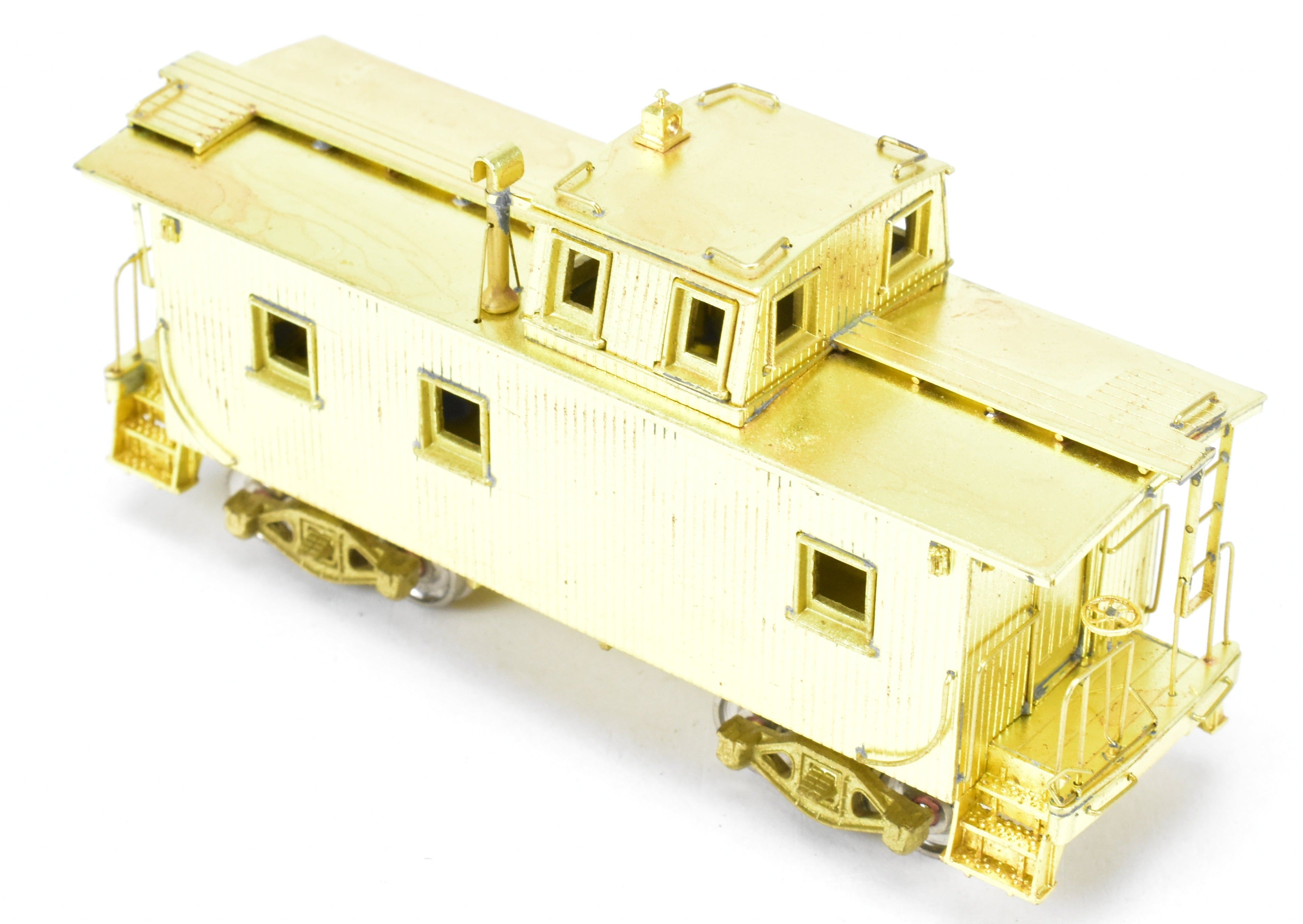 HO Scale Brass Construction Alco Models New York Central (NYC) 24-Foot Offset Cupola Wood Caboose Model