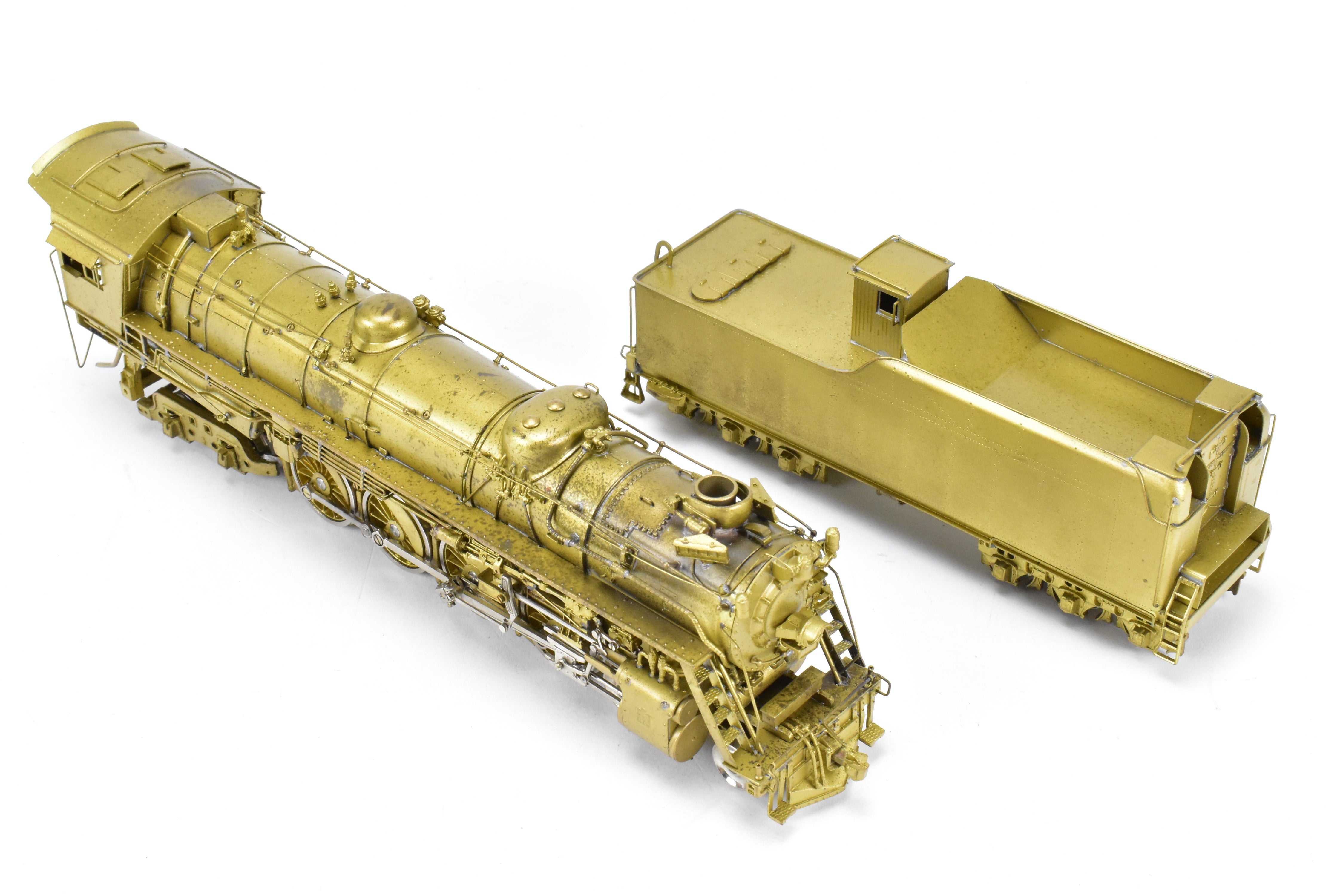 HO Scale Brass Model Train Key Imports D&RGW - Denver & Rio Grande Western M - 64 4 - 8 - 4 Northern Locomotive