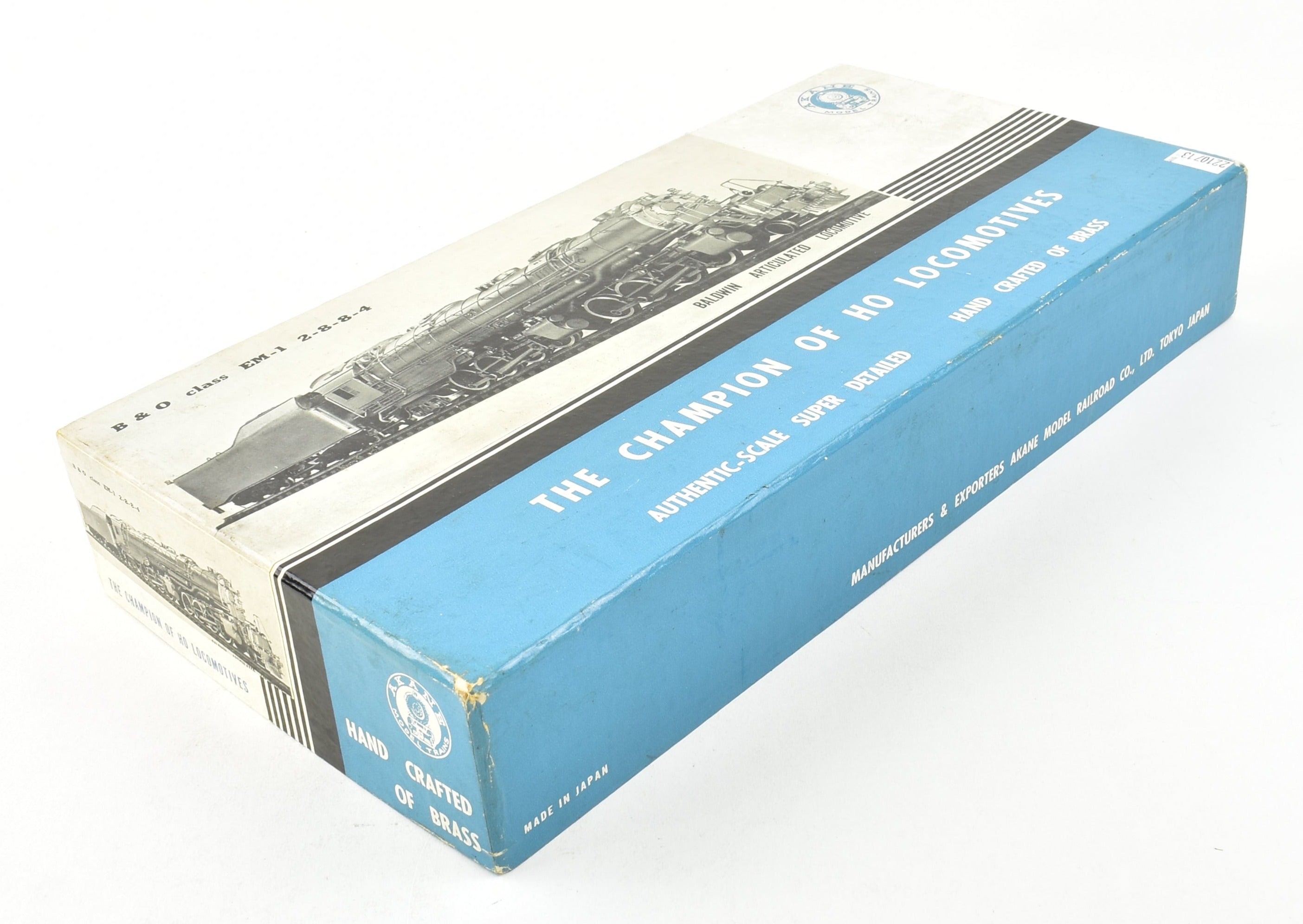 HO Scale Brass Baltimore & Ohio 2-8-8-4 EM-1 Articulated Model Train by Akane