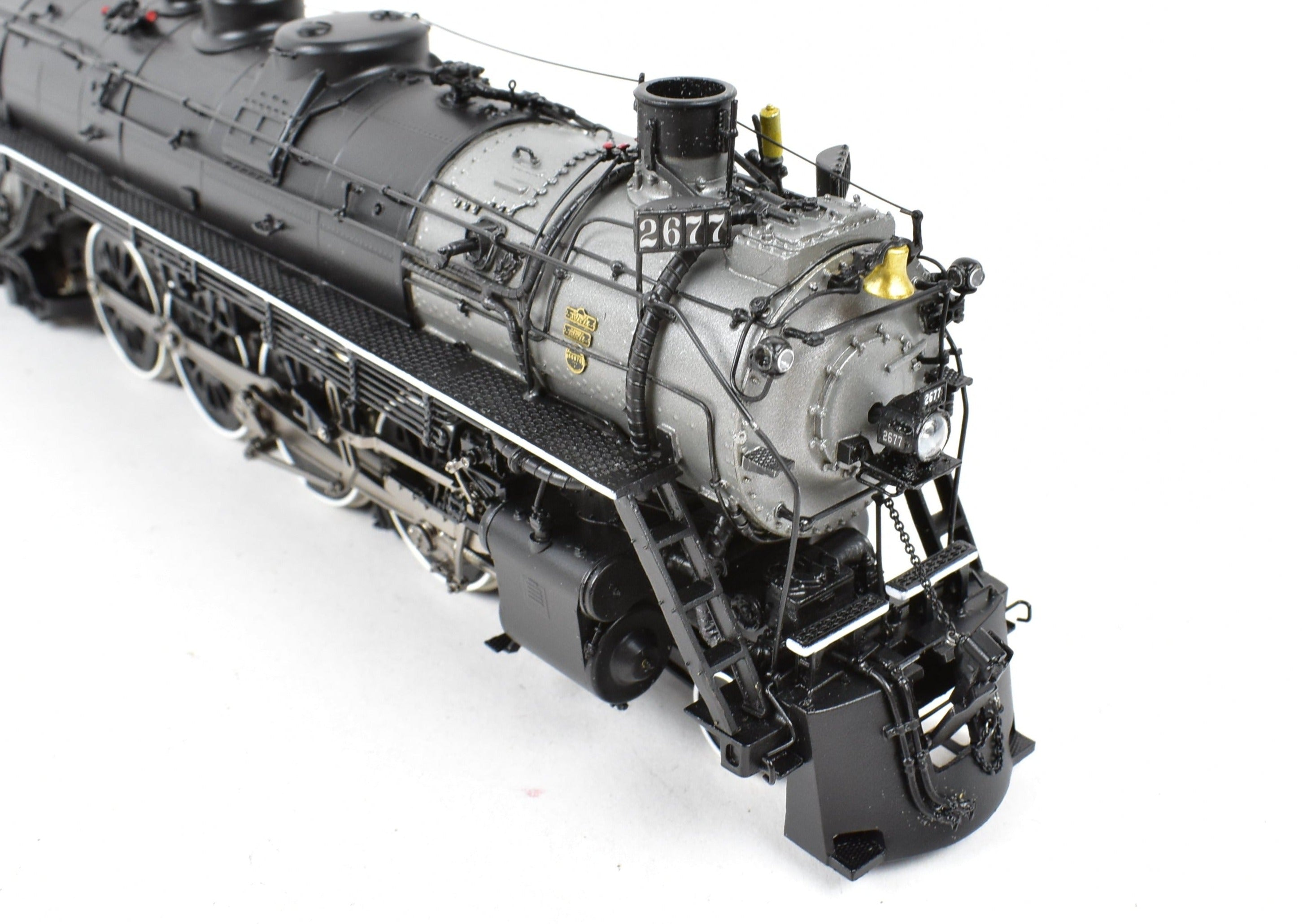 HO Scale Brass Model Train - Precision Scale Co. (PSC) Northern Pacific A-4 4-8-4 Northern FP Locomotive No. 2677