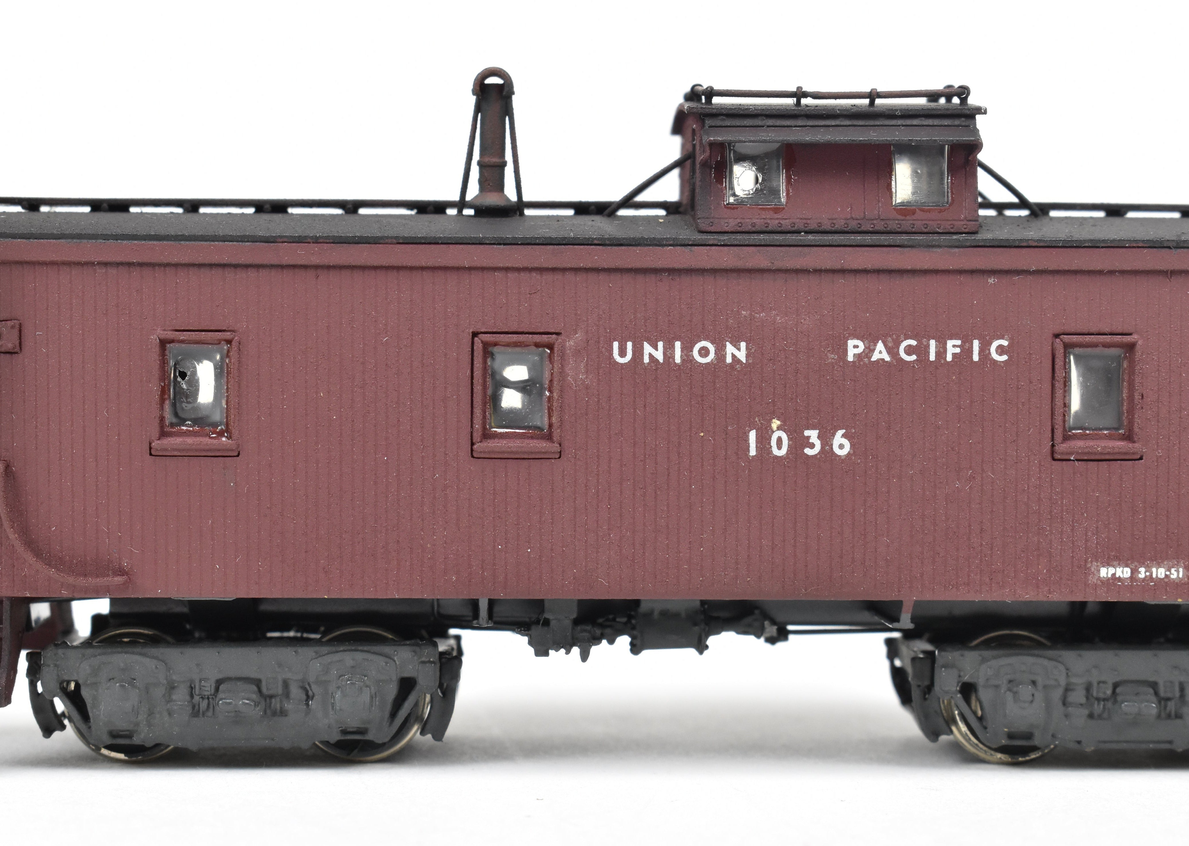 HO Brass OMI UP Union Pacific CA-1 Wood Caboose CP #1036 by Overland Models