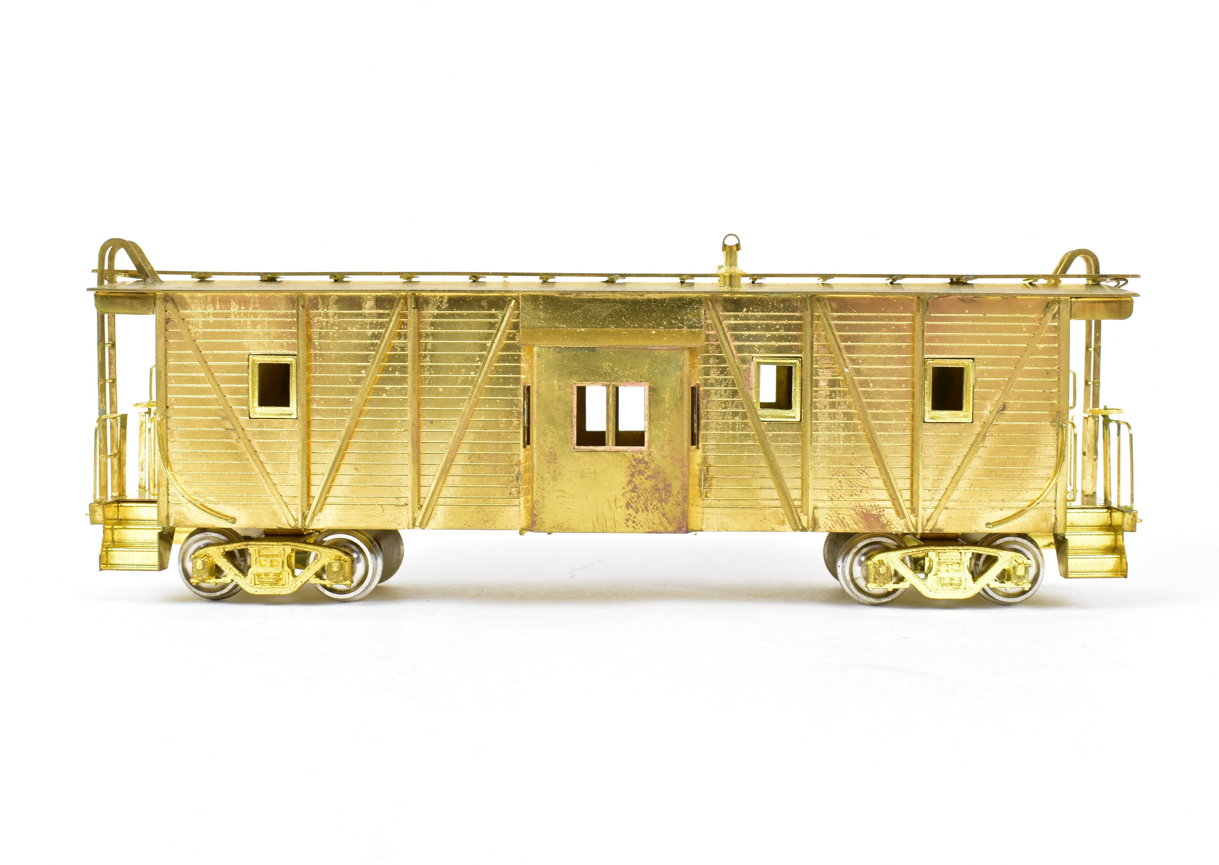 HO Scale Brass Balboa Western Pacific Bay Window Caboose with Spares