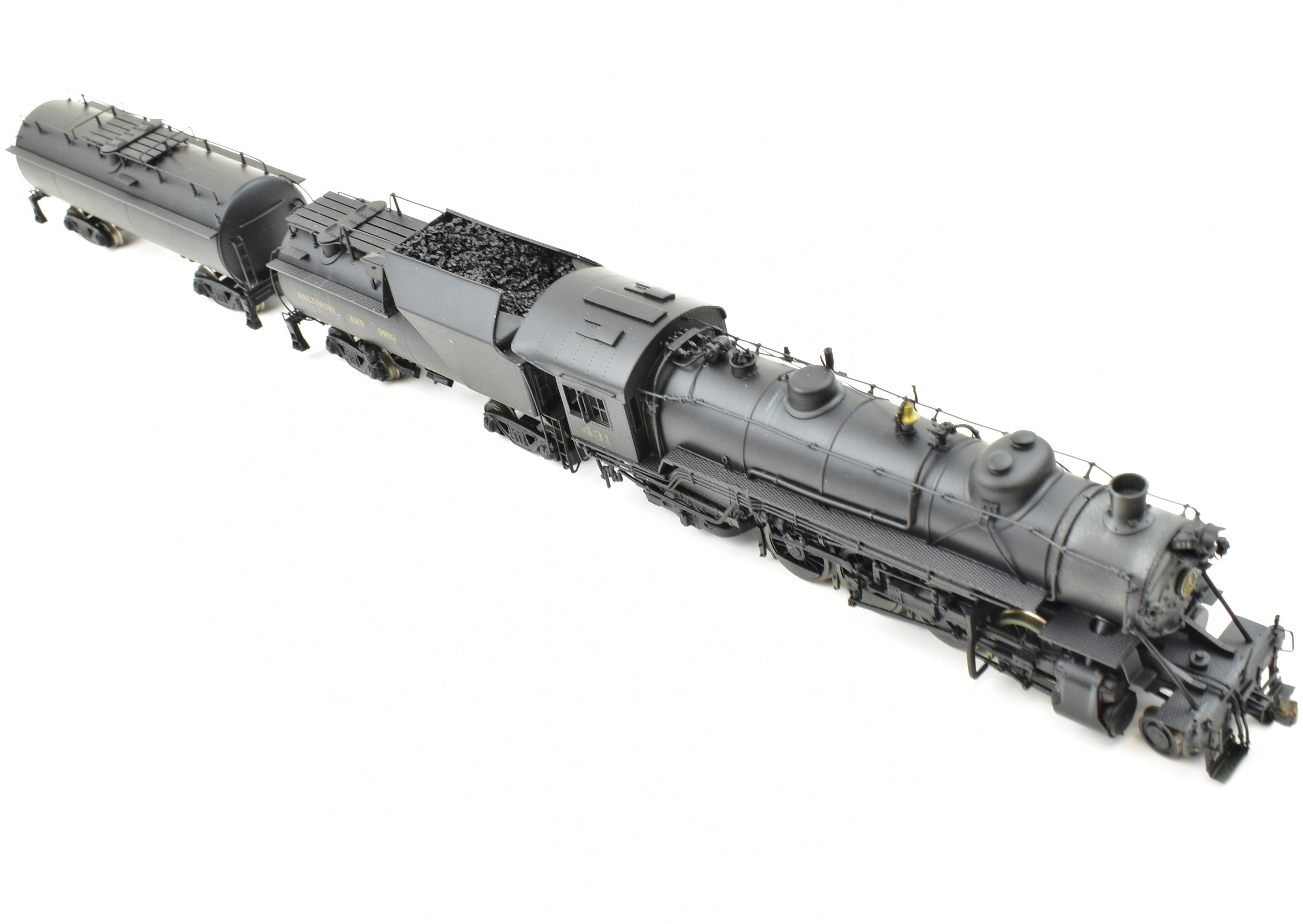 HO Brass Custom Painted B&O Q-4b 2-8-2 Mikado by Westside Model Co.