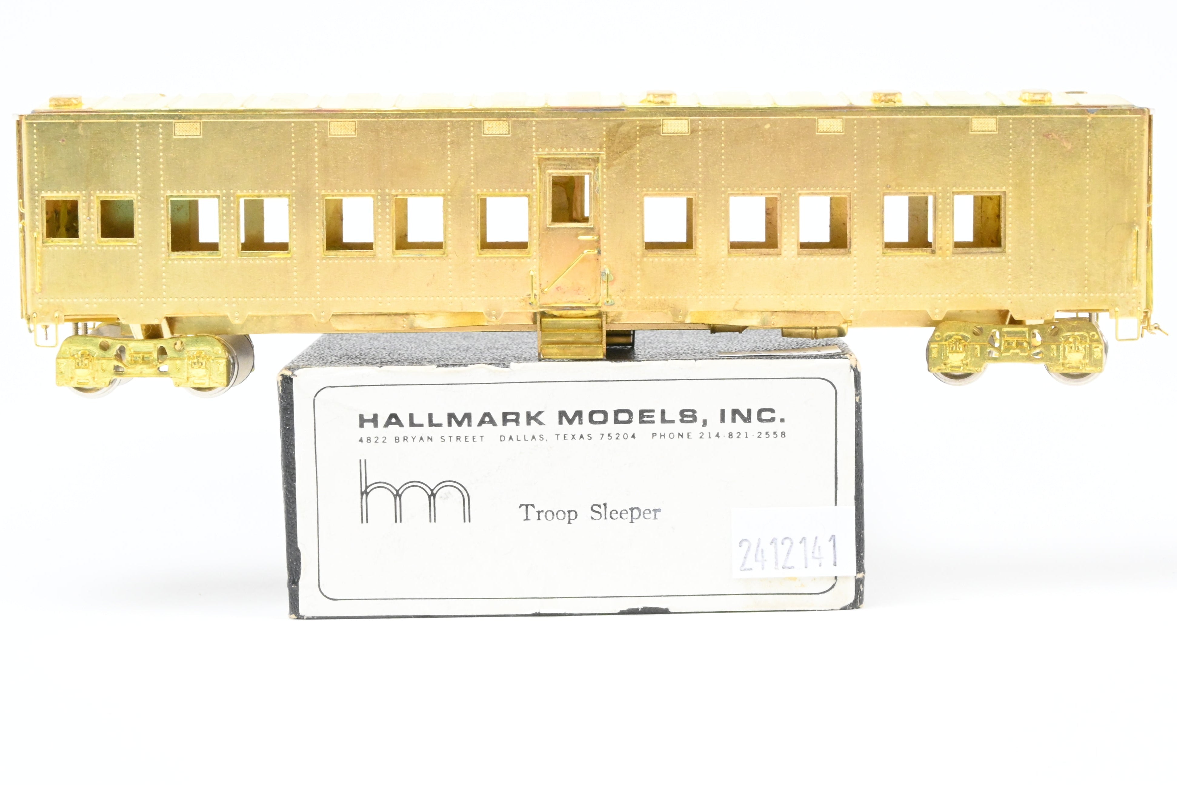 1970 HO Brass Hallmark Pullman Troop Sleeper Models with Spare Parts
