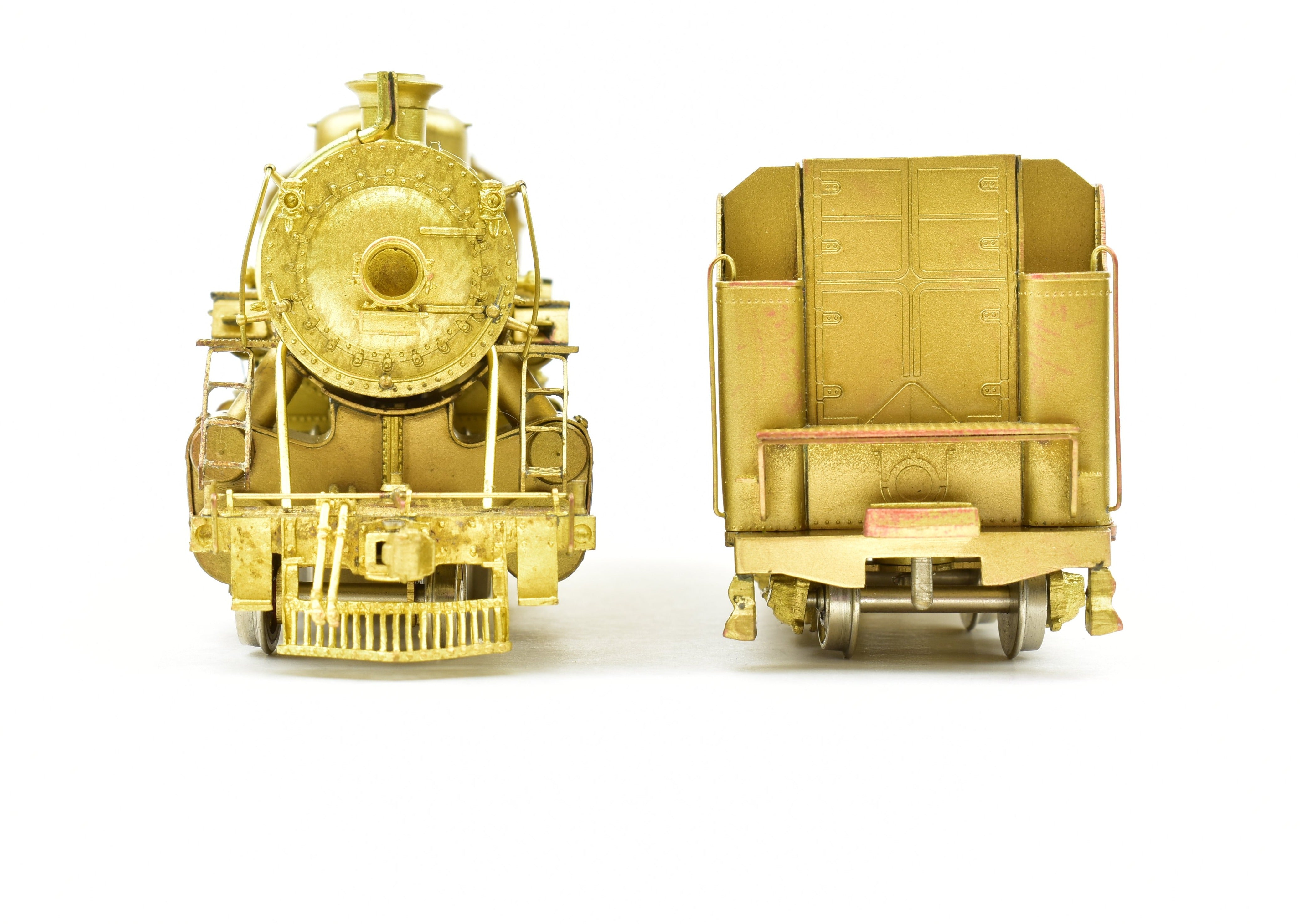 HO Scale Brass Key Imports Model of Nashville Chattanooga & St. Louis #650 2-8-2 Mikado Steam Locomotive