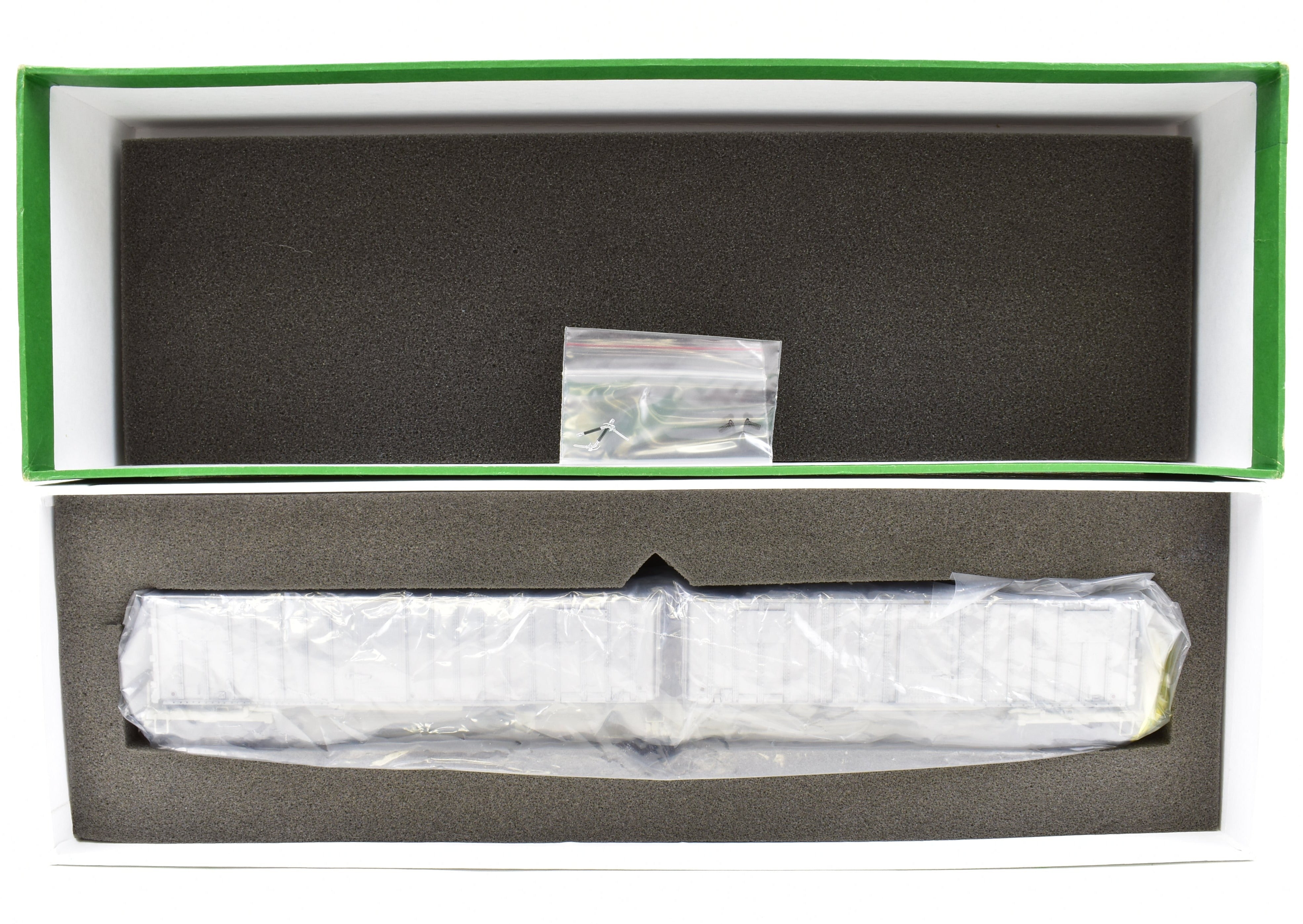 HO Scale Brass NYC - New York Central Flexi - Van Mk II 80' Flat Car with Trailers from Overland Models, Inc. (FP)