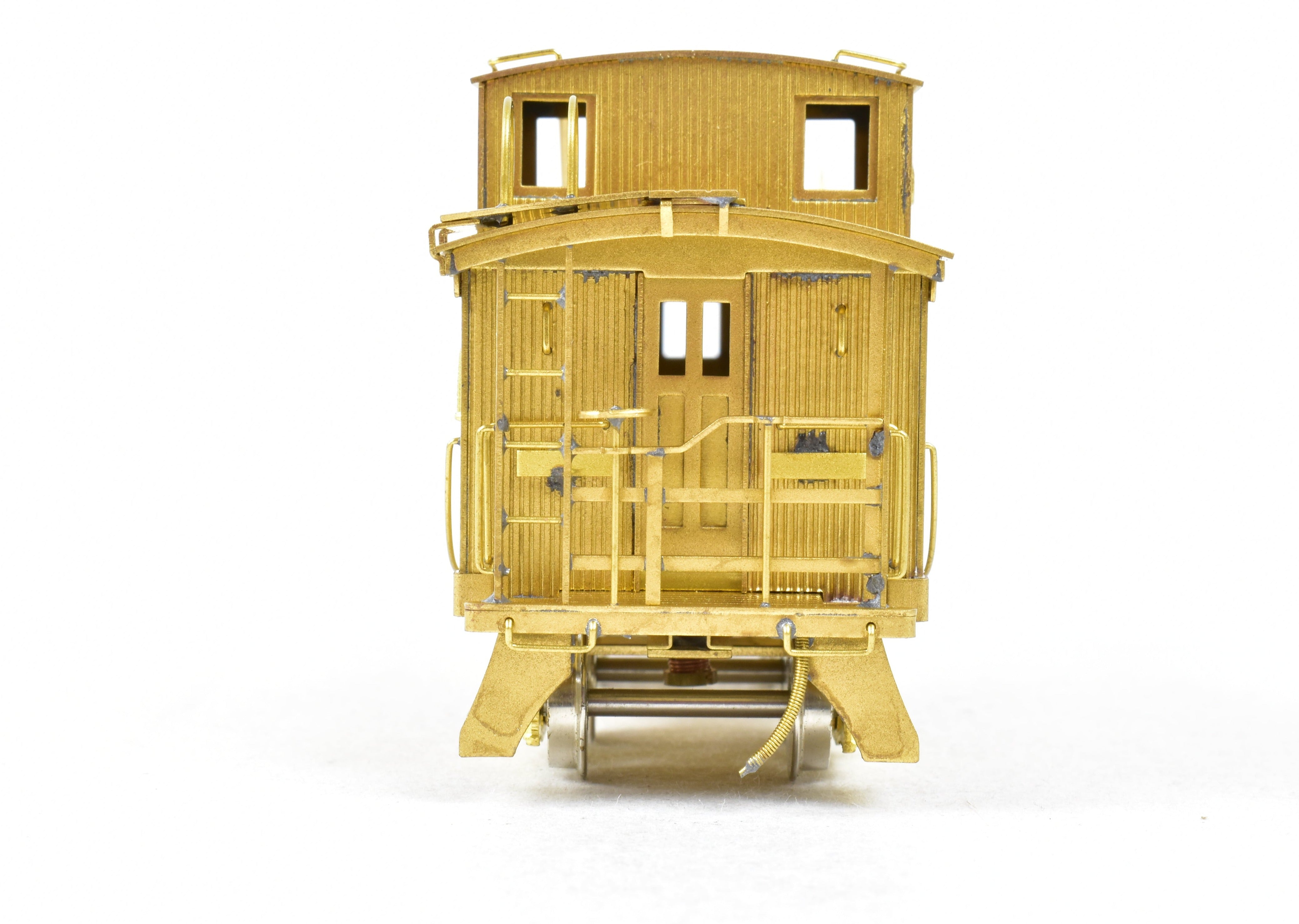 HO Scale Brass Model Northwest Short Line (NWSL) and Northern Pacific (NP) Wood Caboose for Model Train Enthusiasts