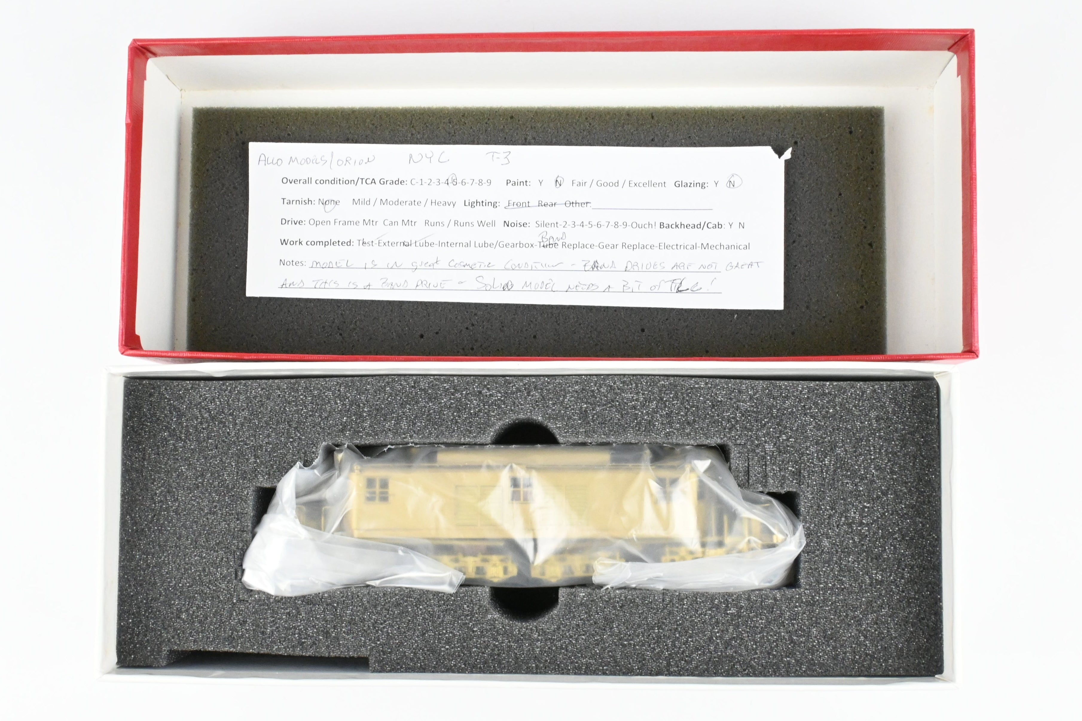 HO Scale Brass Alco Model of New York Central T - 3A Electric Locomotive in REBOXX Packaging