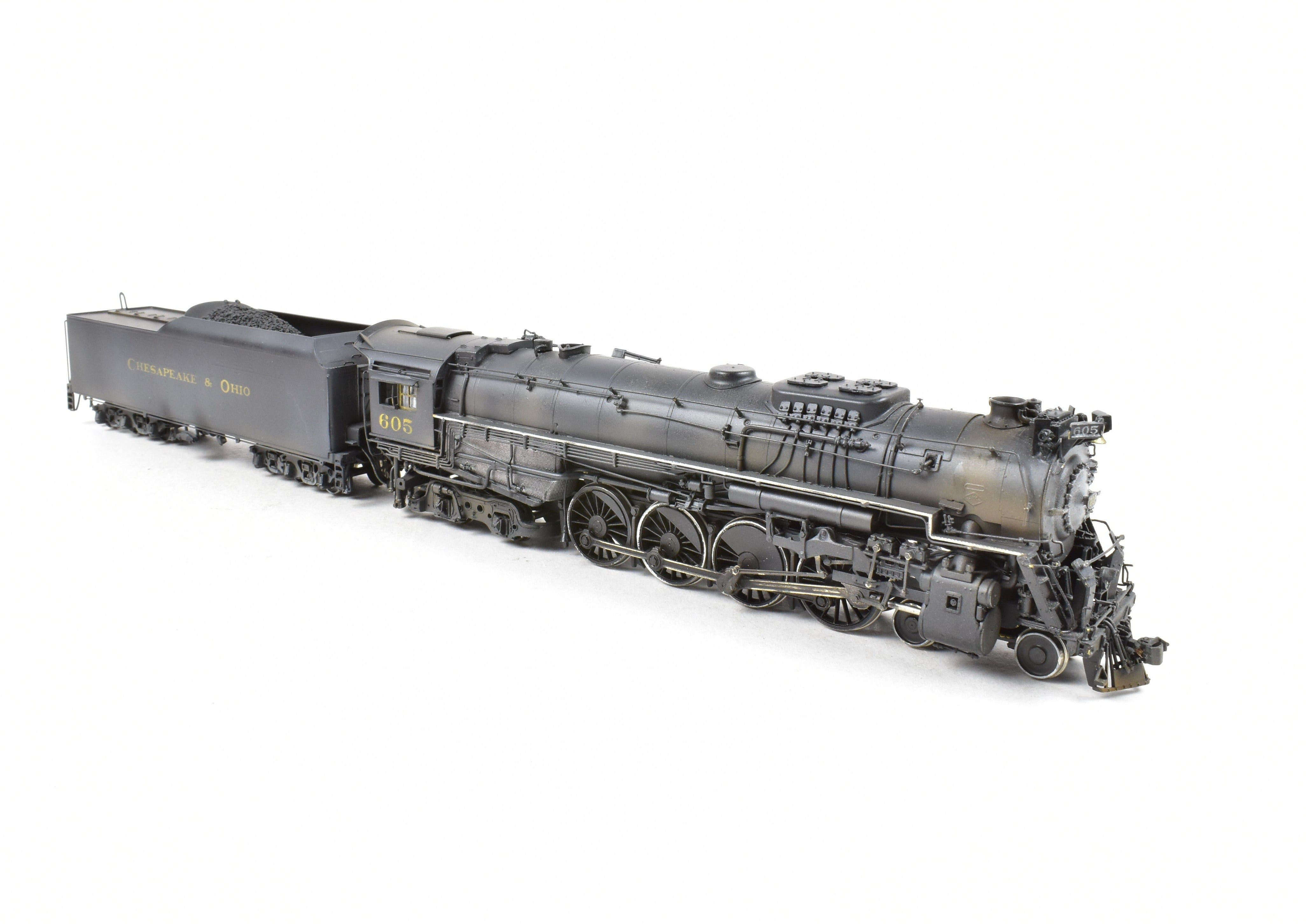 HO Custom Painted DCC & Sound C&O Chesapeake & Ohio J-3 605 Class 4-8-4 Brass Key Import