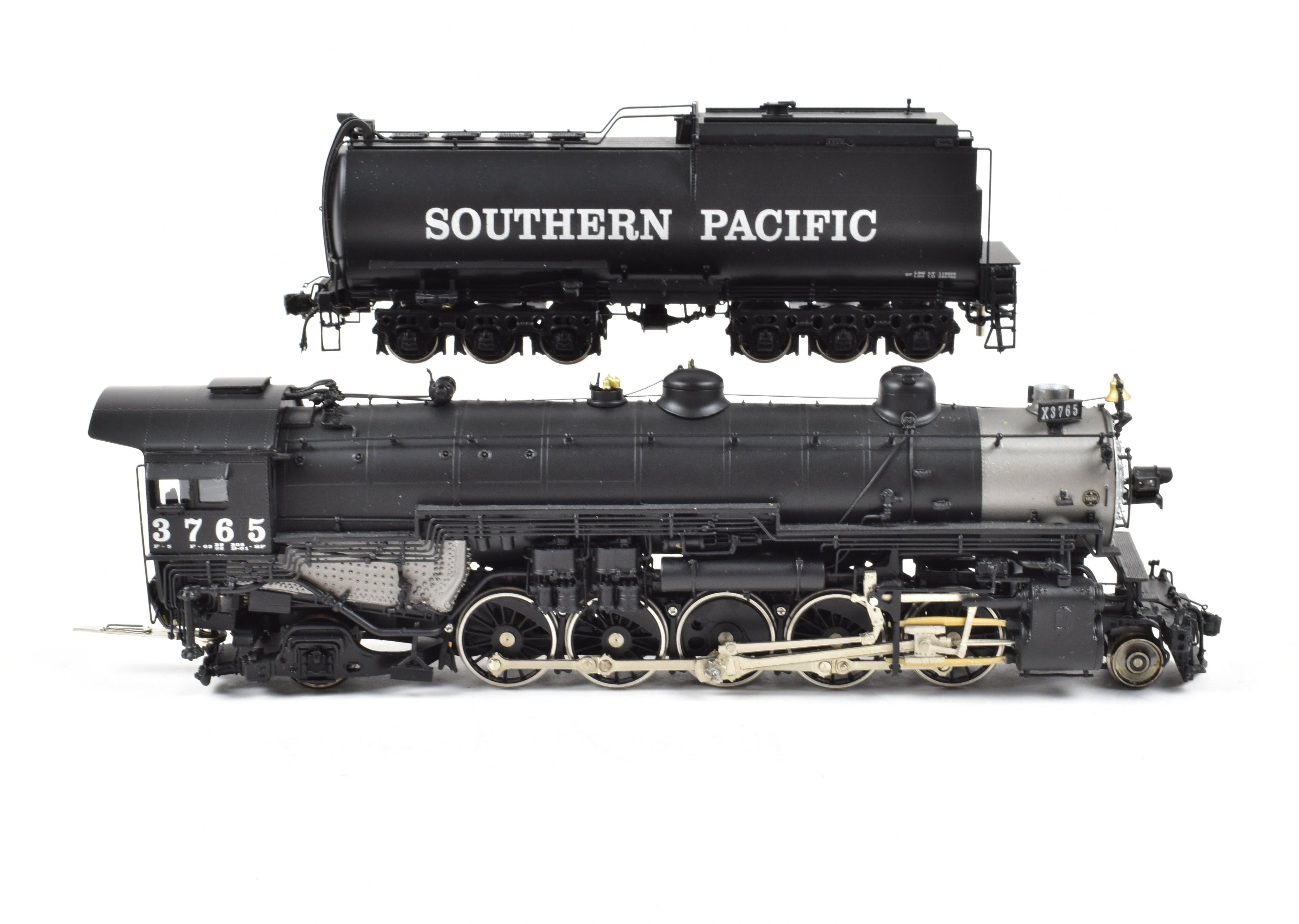 HO Brass Precision Scale Co. Southern Pacific F-5 2-10-2 Factory Painted Locomotive No. 3765