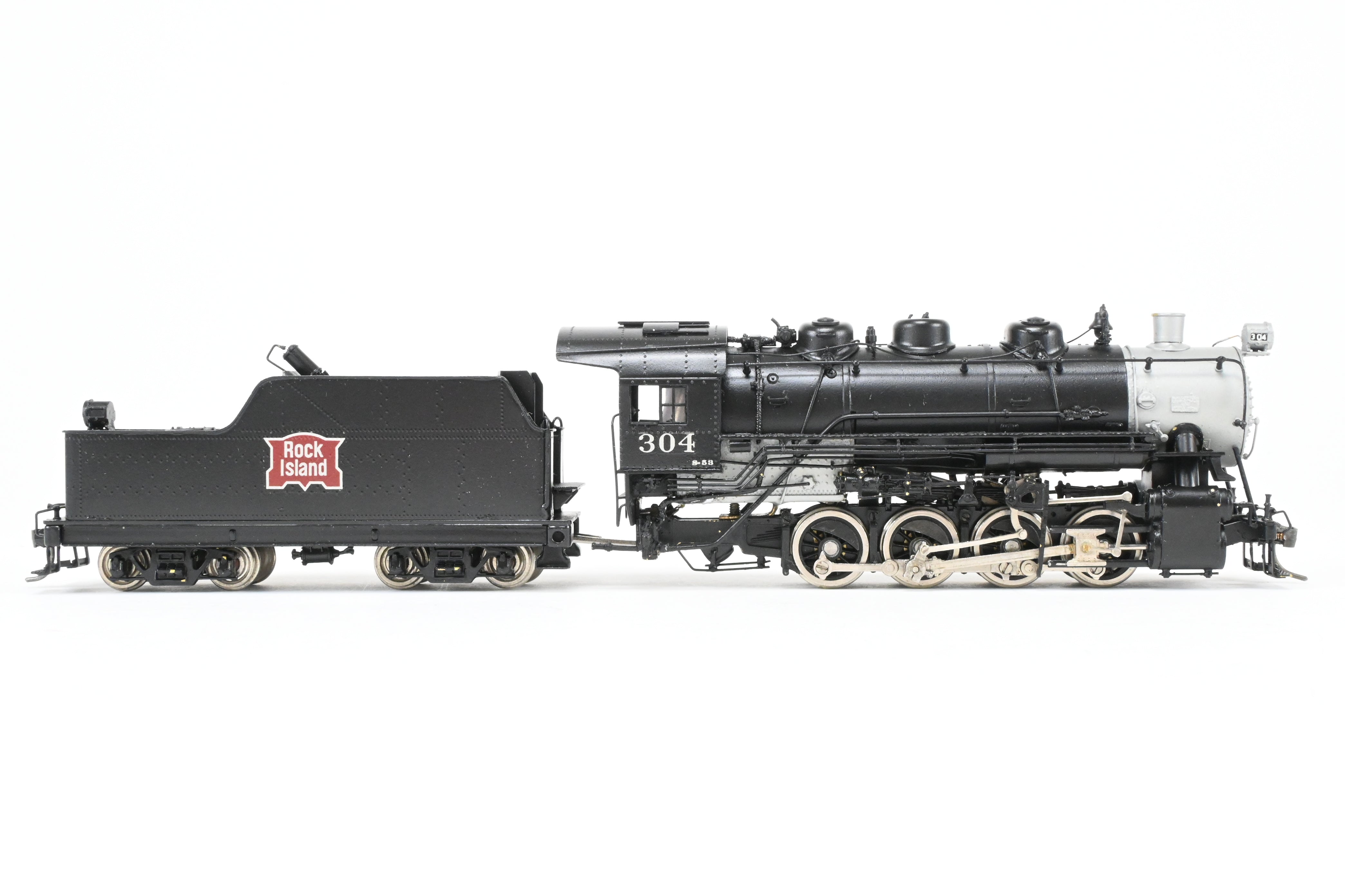 HO Scale Brass Alco Models Custom - Painted CRI&P - Rock Island USRA 0 - 8 - 0 Switcher Model Train