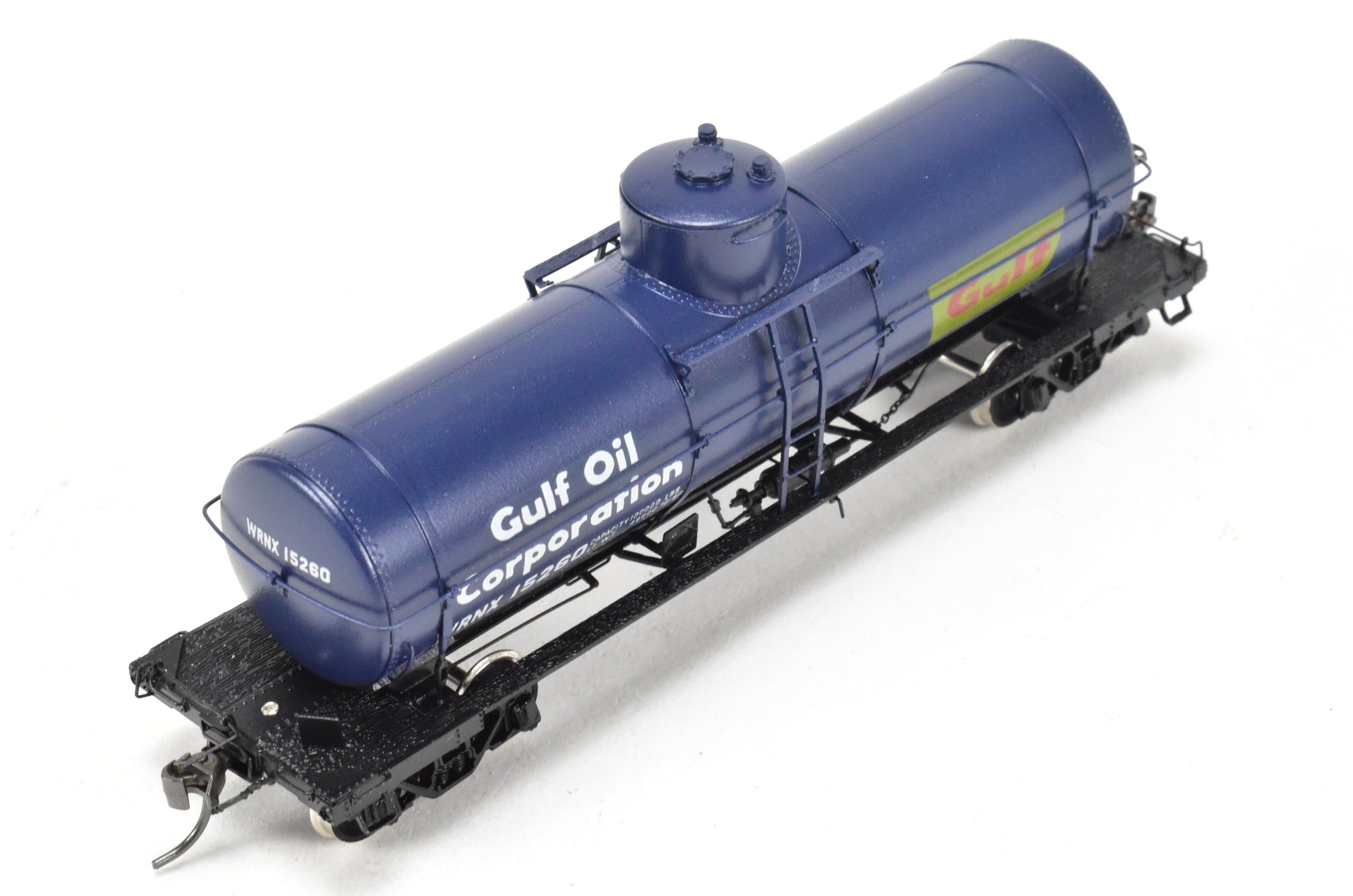 HO Scale Brass Model Train Tank Car by Overland Models, Inc. (OMI) - Union Tank Lines 10,000 Gallon UTLX FP for Gulf Oil Company