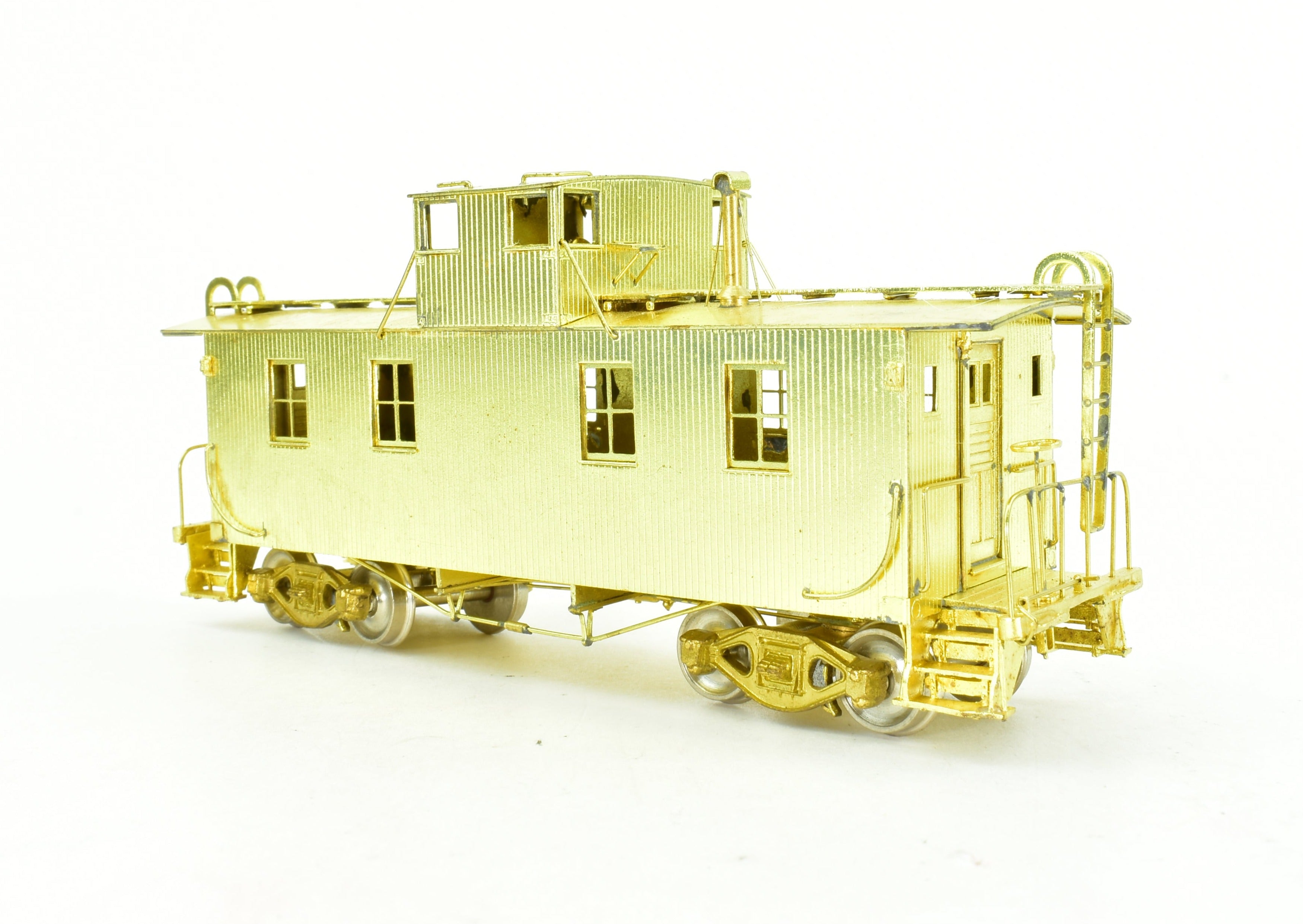 HO Scale Brass Alco NYC - New York Central 28' Wide Cupola Wood Caboose Model