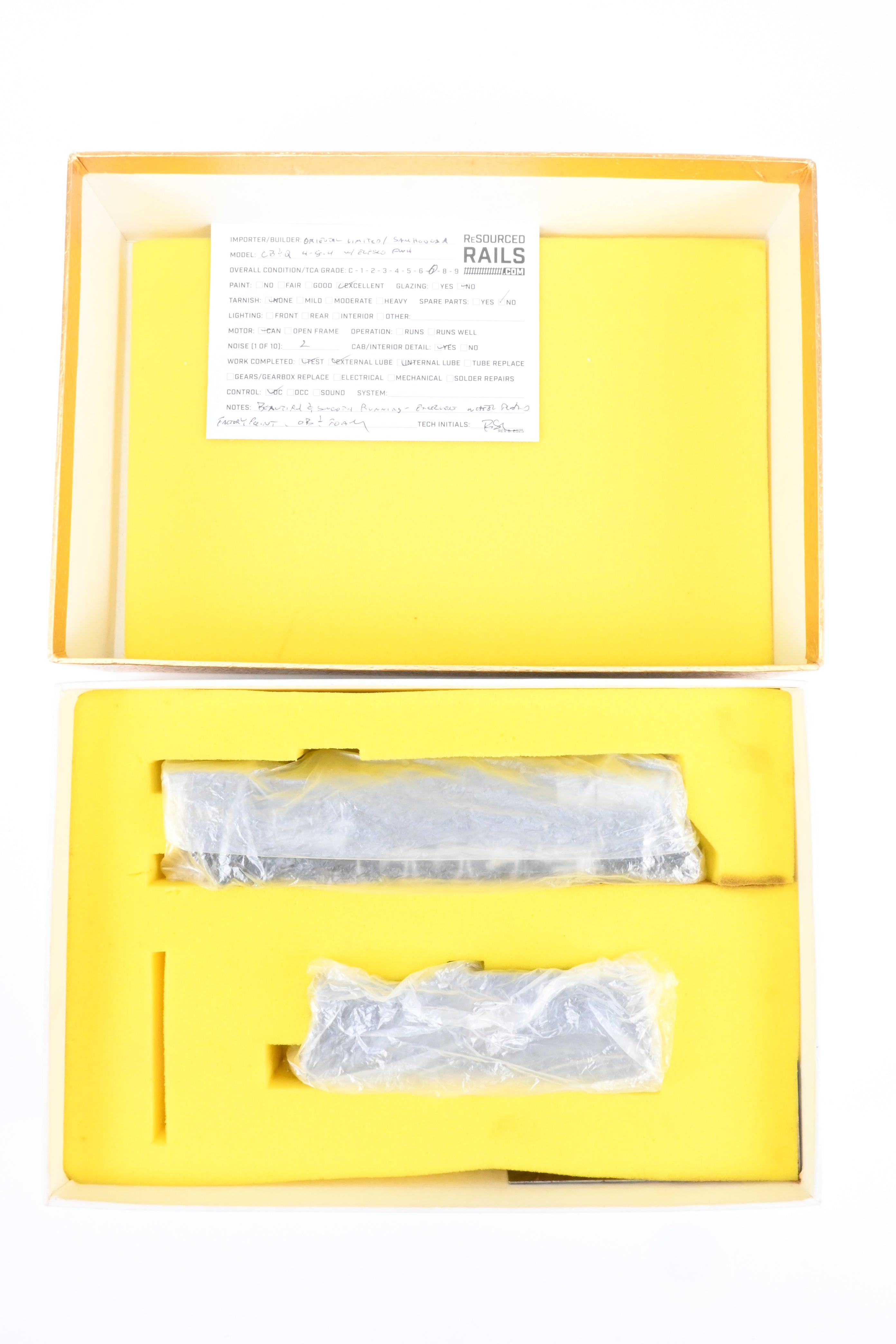 HO Scale Brass Oriental Limited CB&Q Burlington O-5 4-8-4 Open Cab Locomotive No. 5604