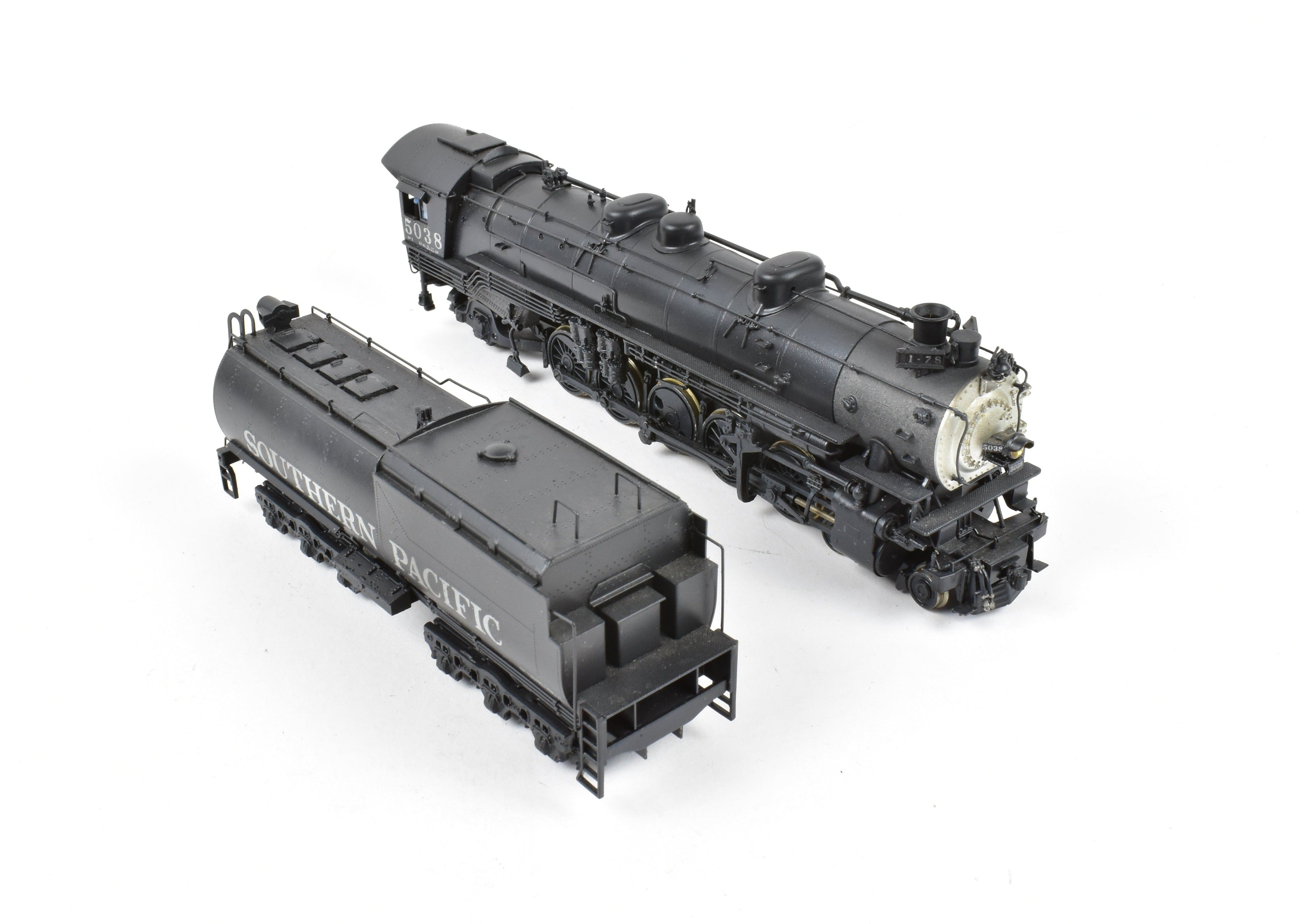 HO Scale Brass Westside Model Co. Southern Pacific SP-2 4-10-2 Custom Painted Steam Locomotive Model No. 5038 for Railroad Enthusiasts