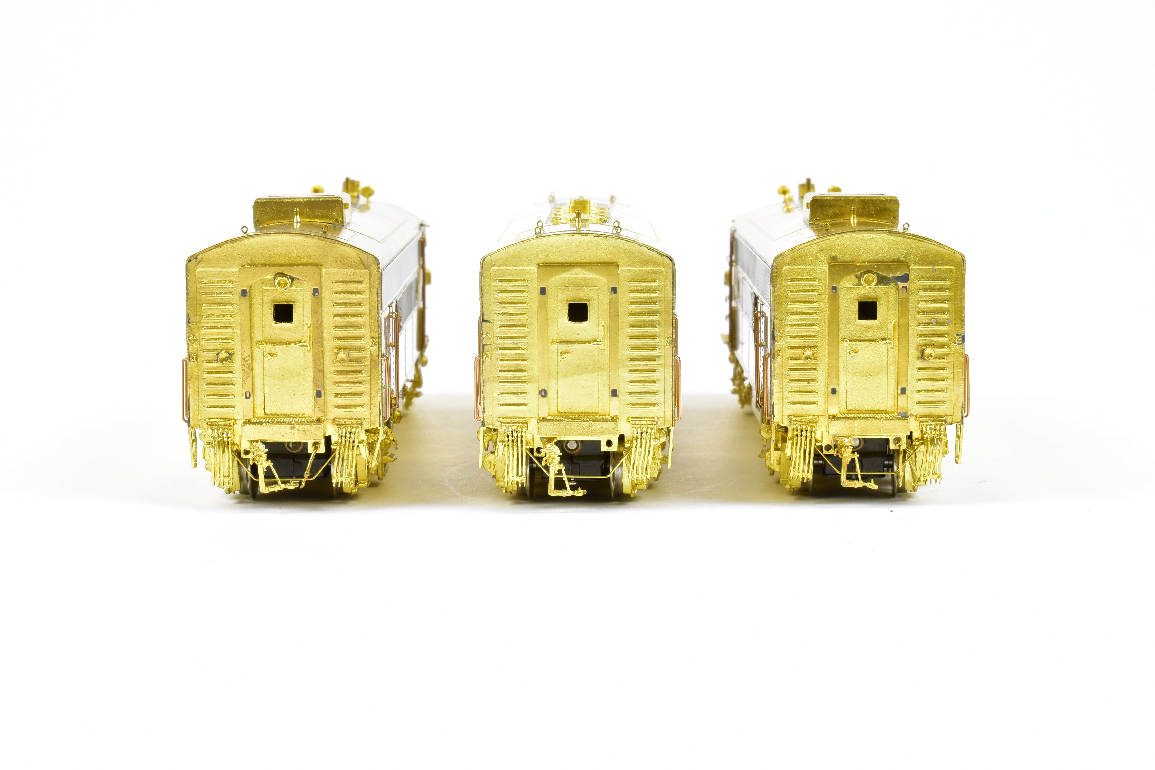 HO Scale Brass Model Train Set by Overland Models, Inc. - Bangor and Aroostook EMD F-3 Phase II A-B-A Configuration