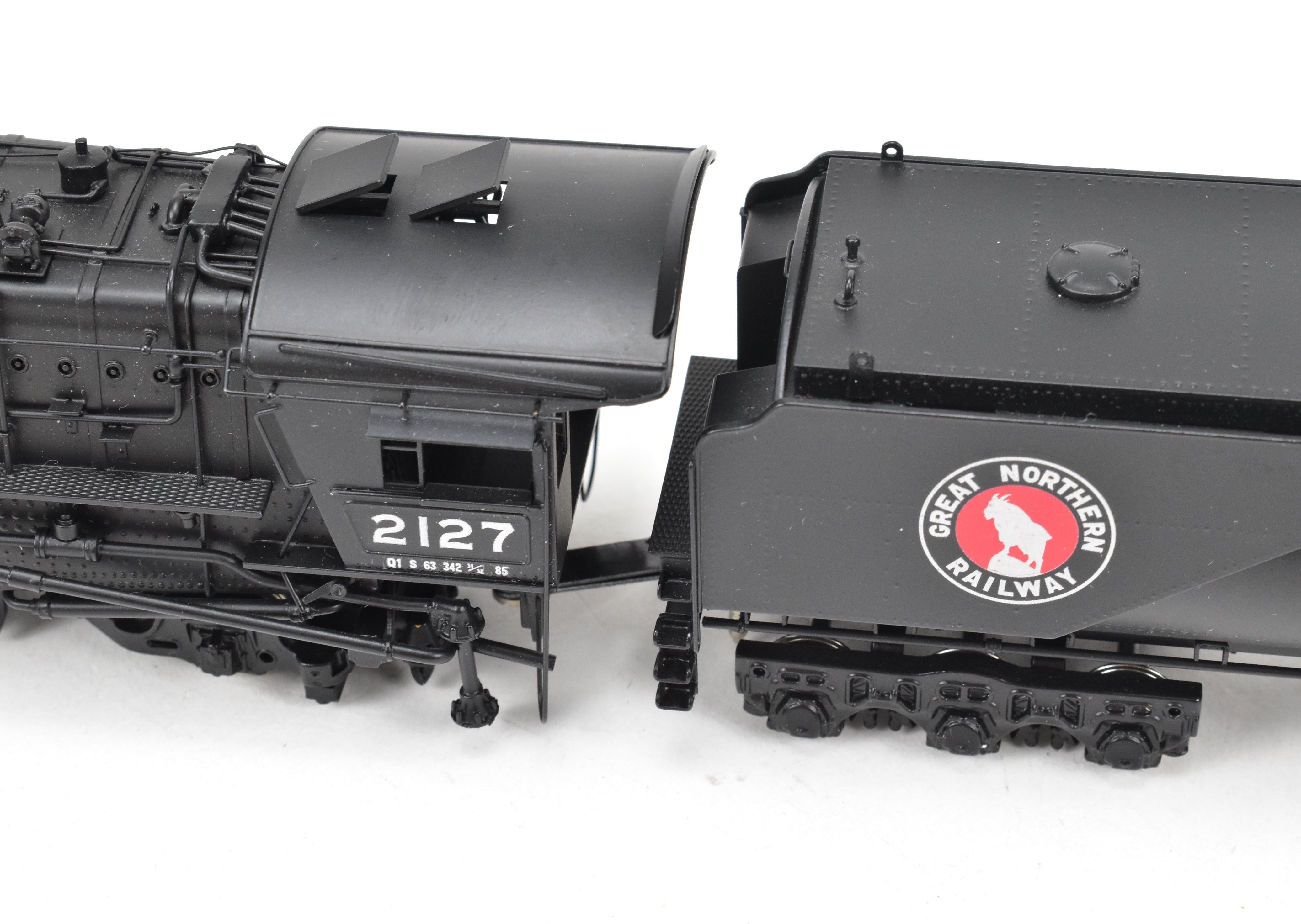 HO Scale Brass PFM - Tenshodo Great Northern 2-10-2 Class Q-1 Factory Painted Model Engine from 1984 Production Run