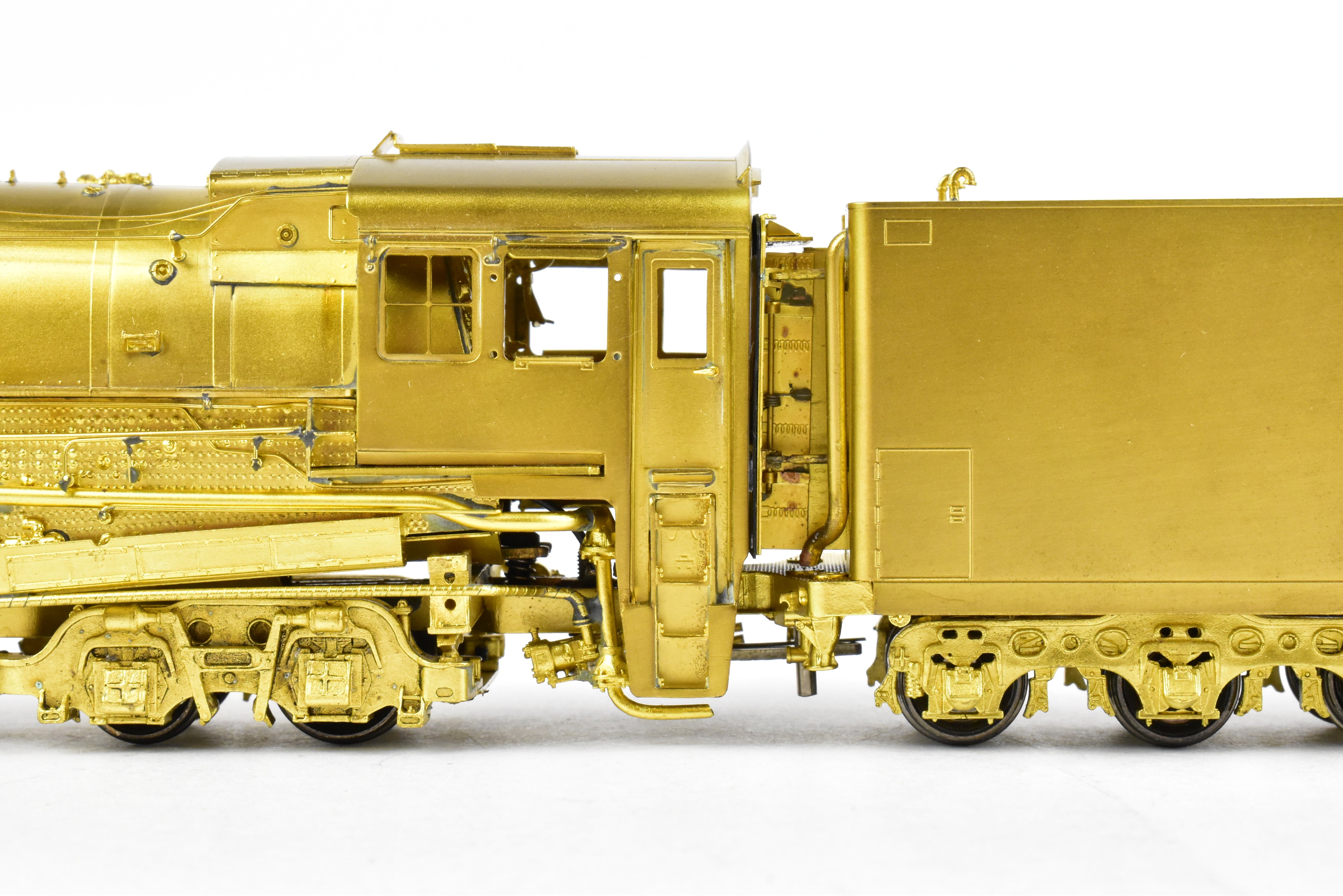 HO Scale Brass Model Train - Overland Models, Inc. MILW - Milwaukee Road S2a Class 4-8-4 Steam Locomotive with Squared Boiler Front, as Rebuilt, Close Domes