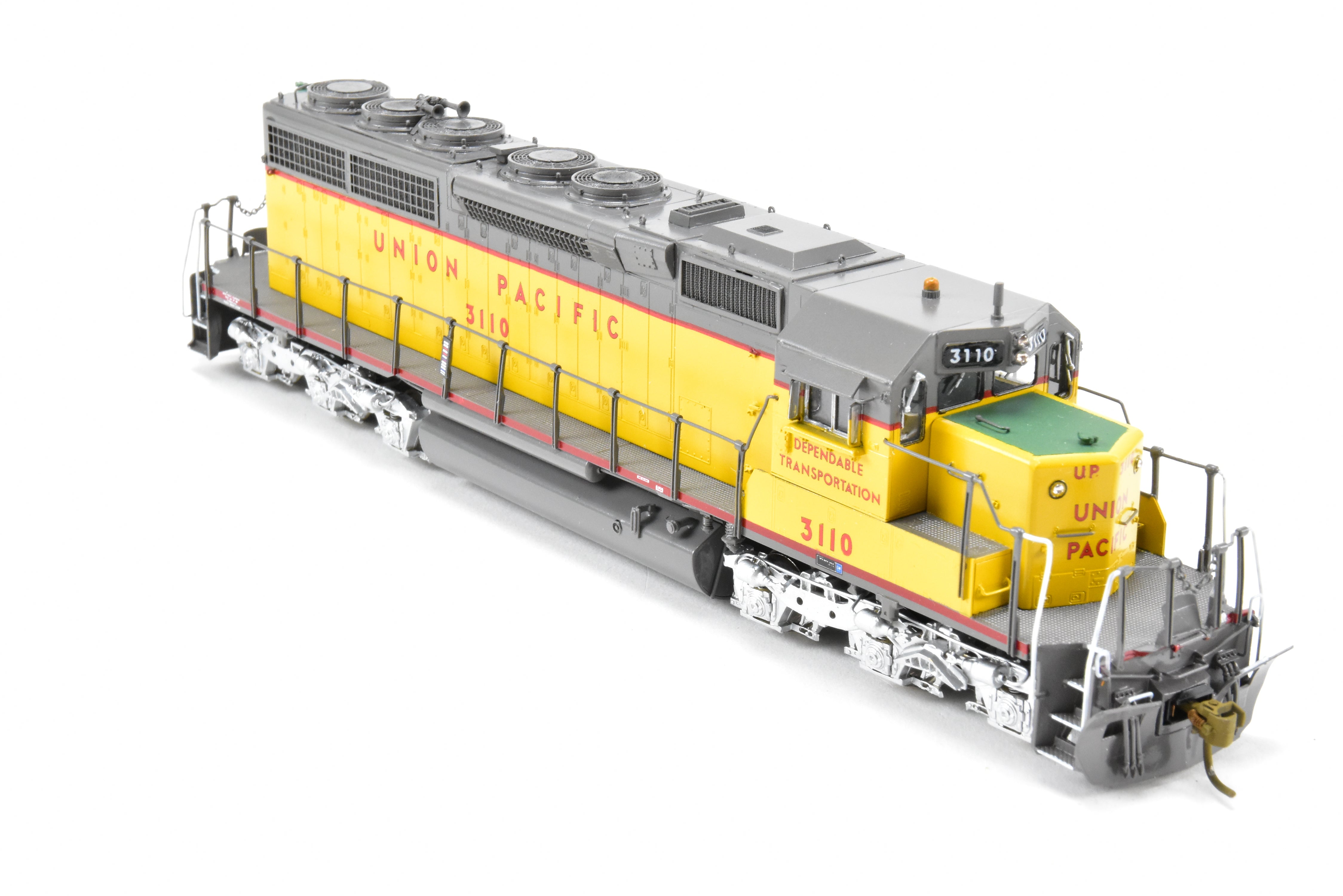 HO Scale Brass Model Train - Overland Models Inc. Union Pacific EMD SD40 Locomotives, Nos. 3083 - 3122, Specifically CP #3110