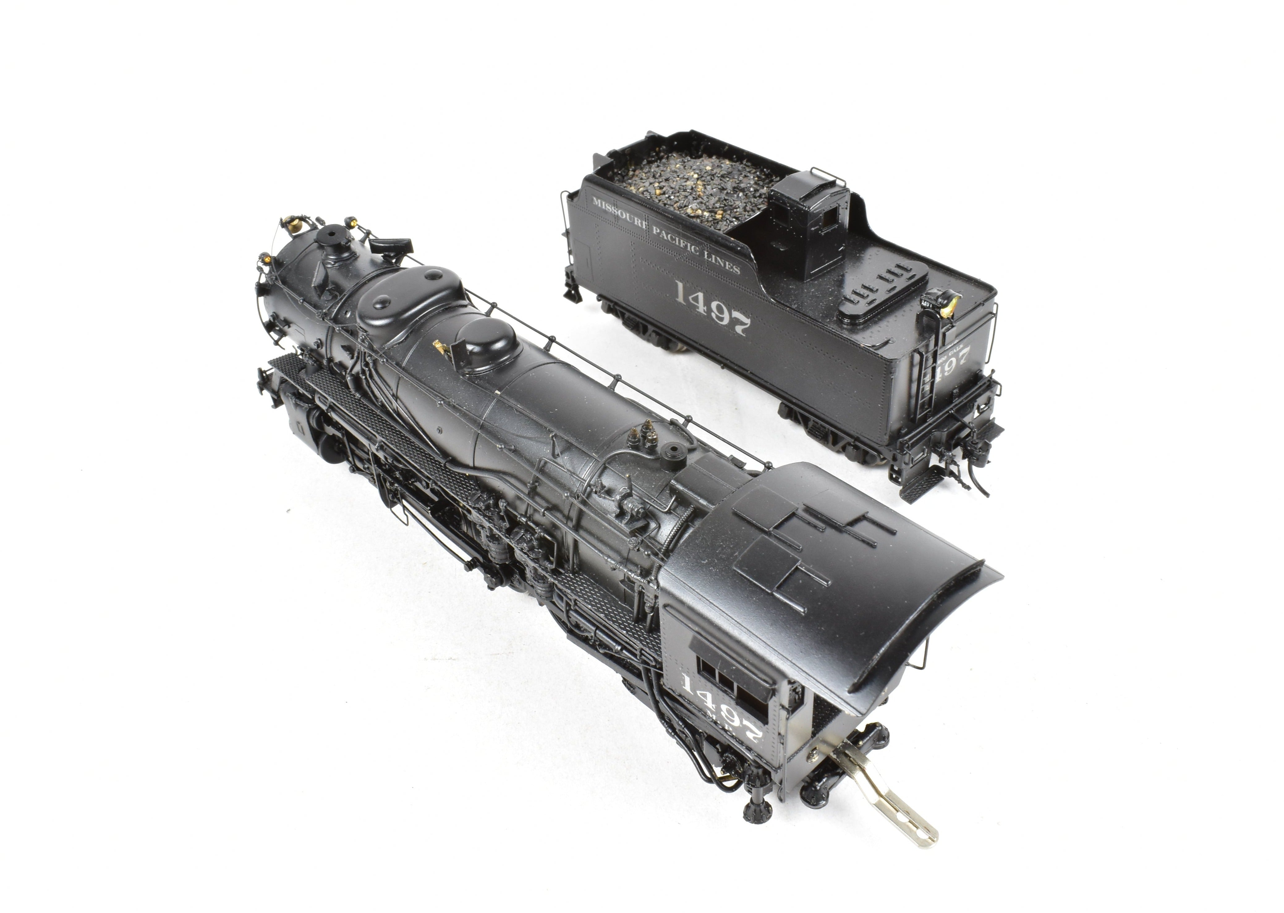 HO Scale Brass Missouri Pacific 1400 2-8-2 Mikado by Hallmark Custom Painted