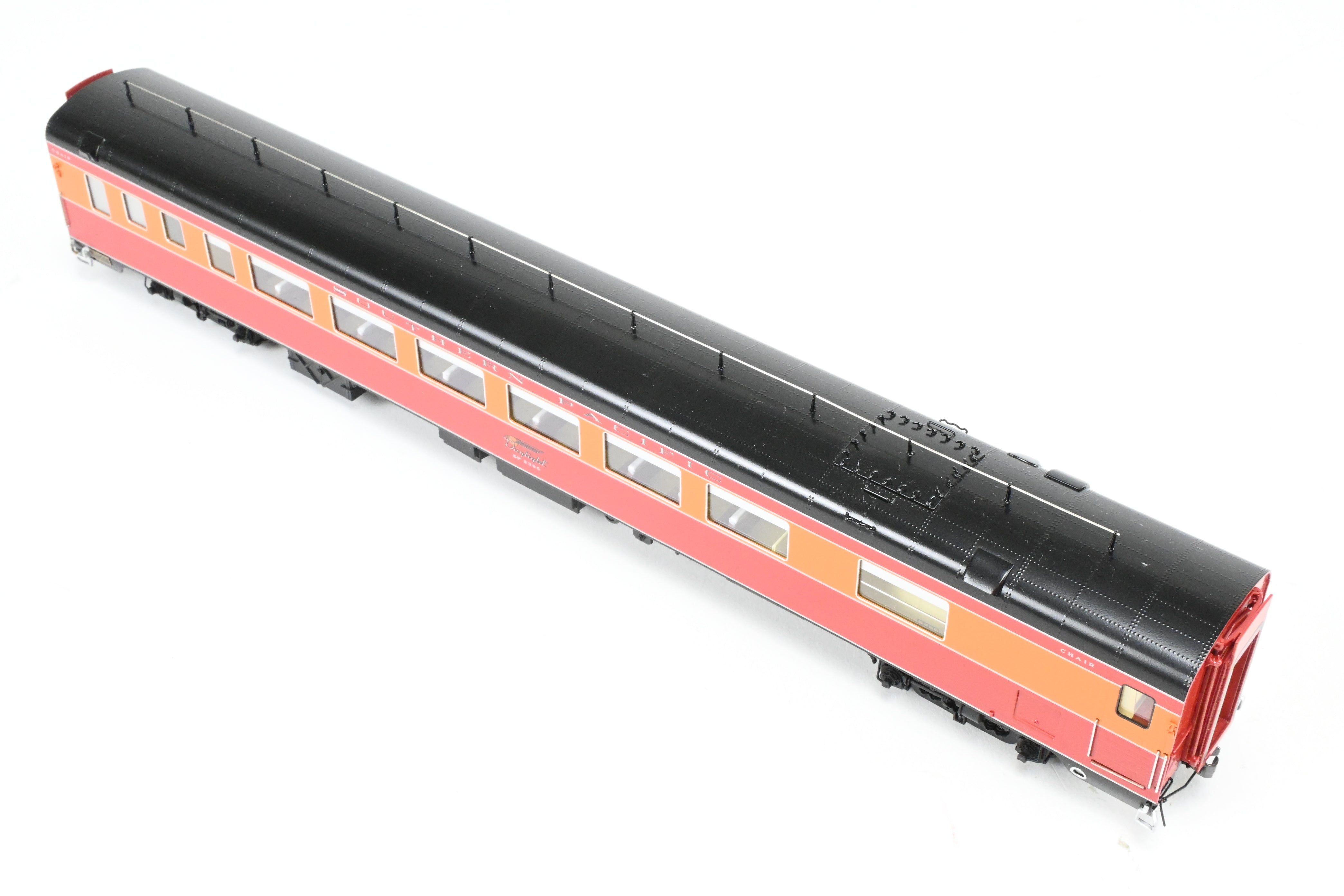 HO Scale Brass CON CIL Model Train Cars - Challenger Imports Special Edition - Southern Pacific 1955 Shasta Daylight 3-Pack B Add-On Set with Front Part