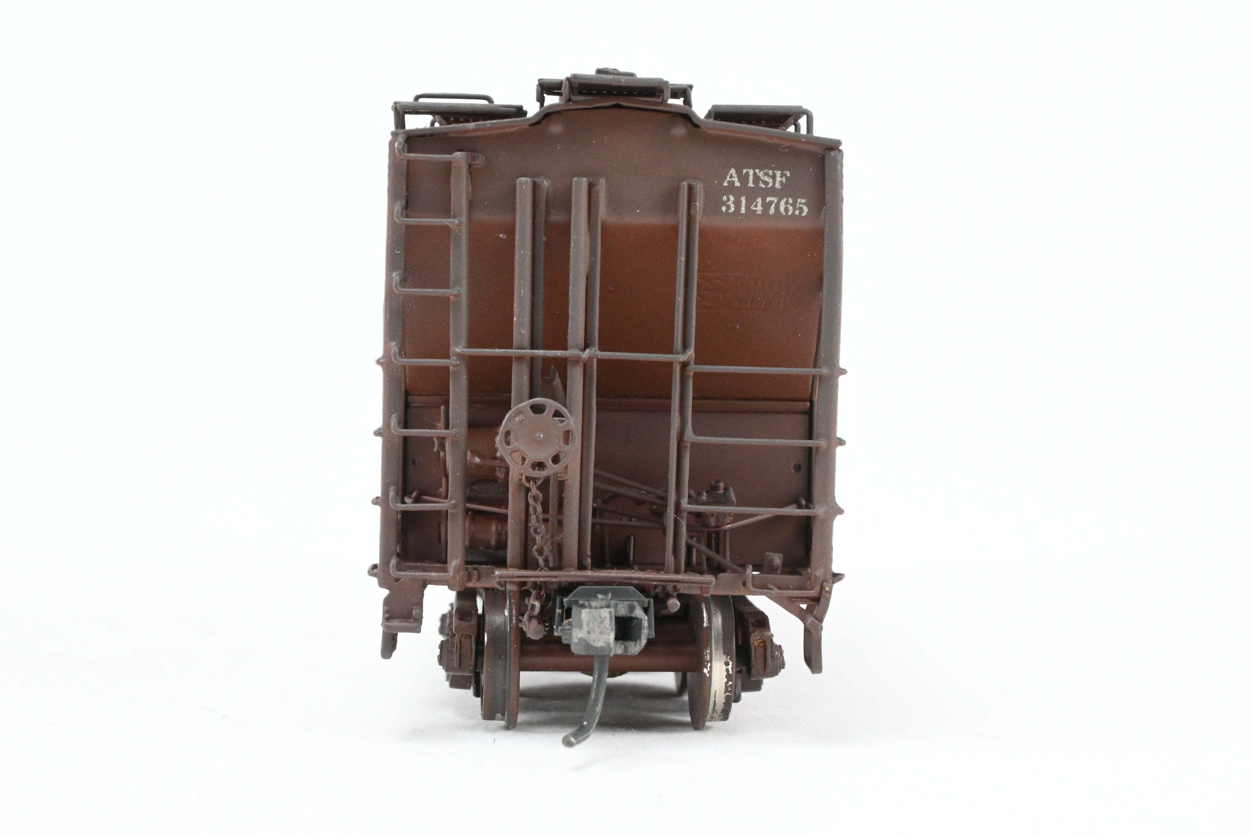 HO Brass OMI ATSF - Santa Fe 2-Bay Covered Hopper Model #350099
