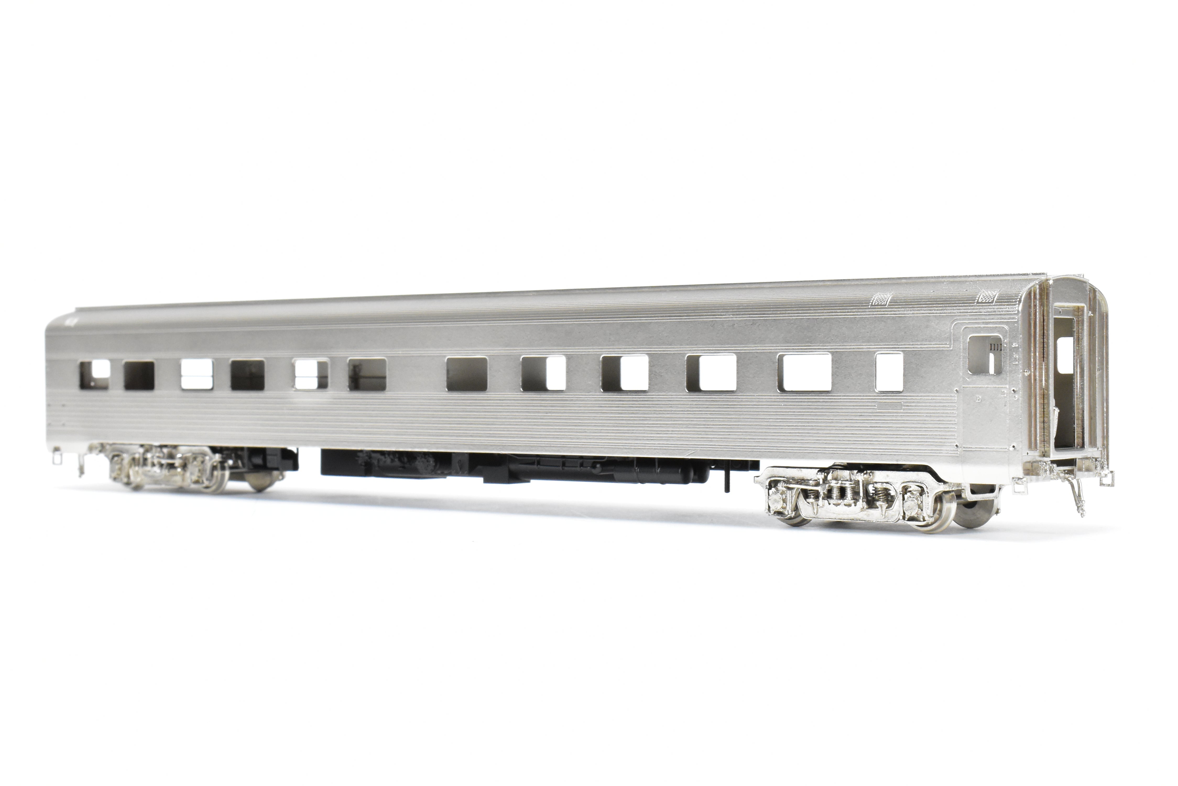 HO Scale Brass Model Train - Amtrak Budd 10 RMT - 6DBR Pacific Series Sleeper Heritage HEP Version by Cascade Models