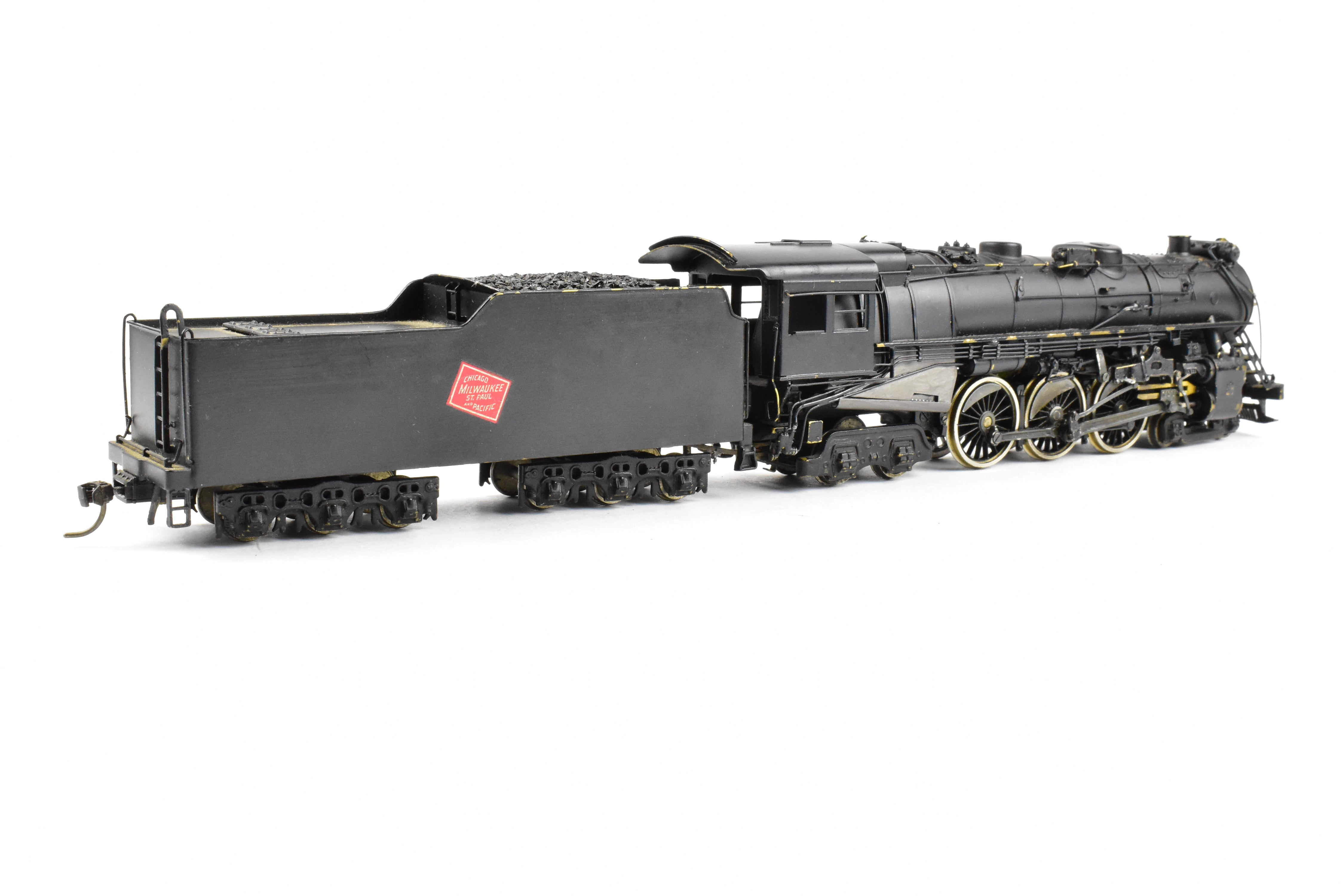 HO Scale Brass Model Train - Associated Hobby Manufacturers MILW (Milwaukee Road) Class F - 6 4 - 6 - 4 Baltic CP Locomotive