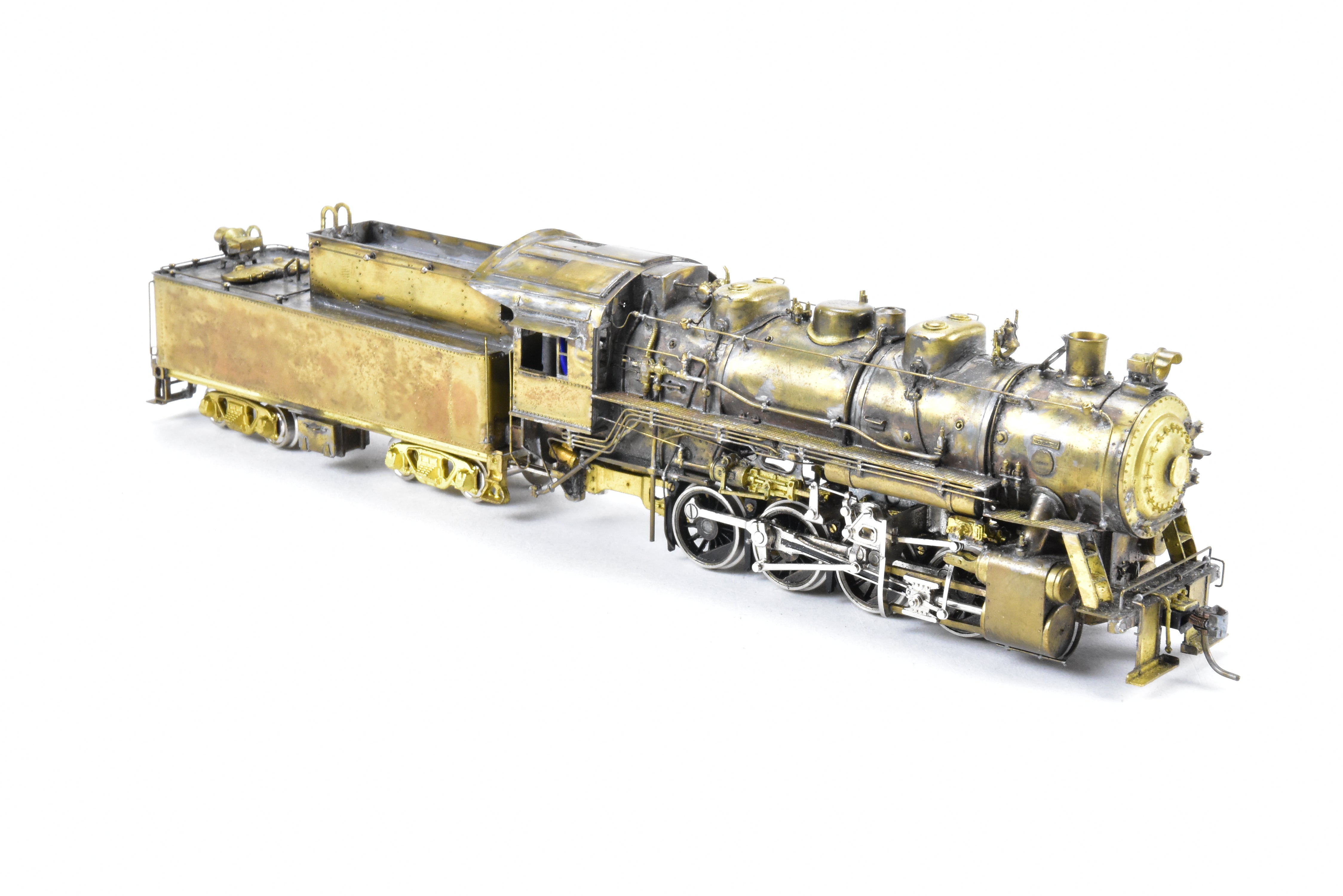 Exquisite HO Scale Brass Custom Model of Missouri Pacific 0-8-0 No. 9701 Scratch Built by Joe G. Collias - One-of-a-Kind Collector's Item