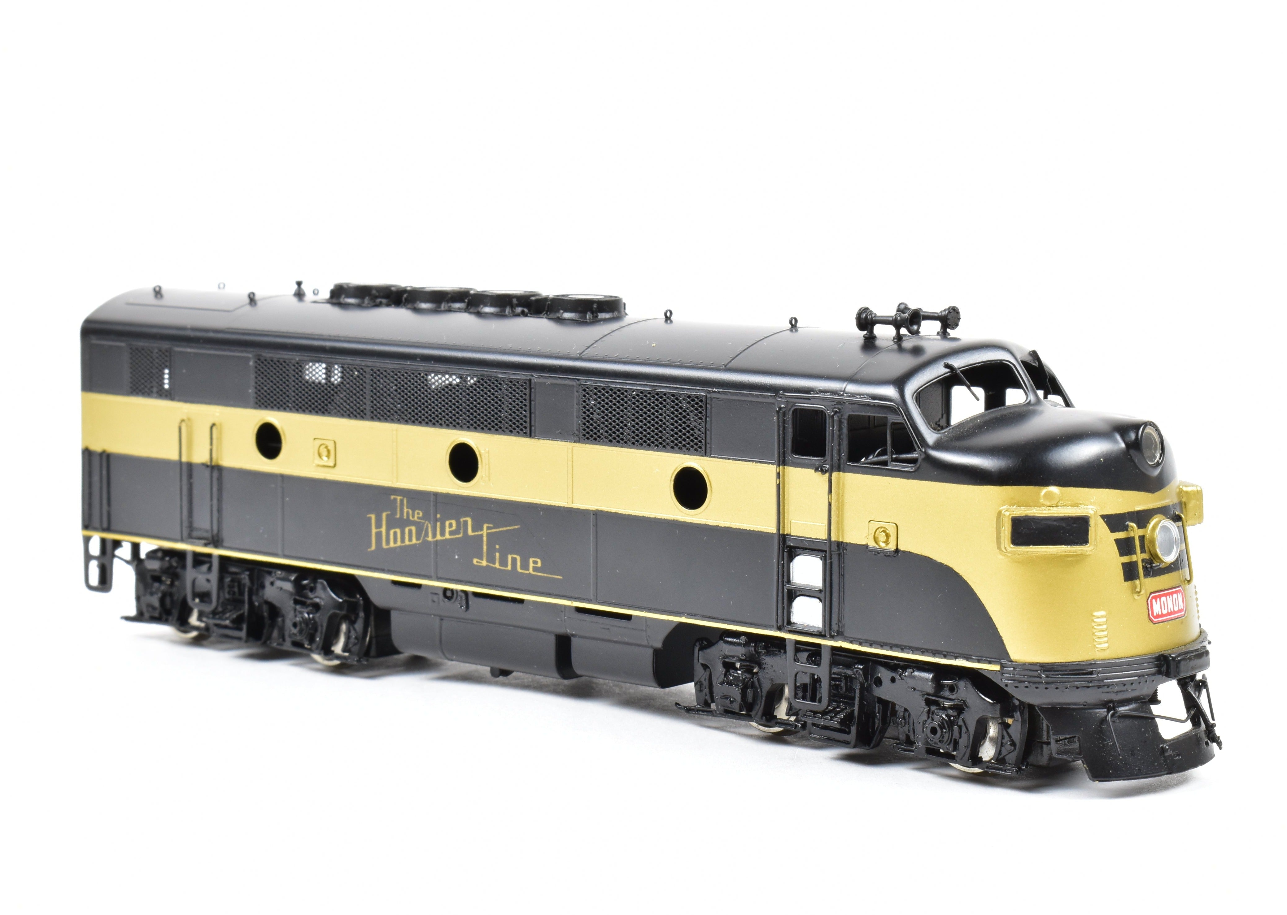 HO Brass Oriental Limited CIL Monon EMD F3A PH II Factory Painted in Elegant Black and Gold