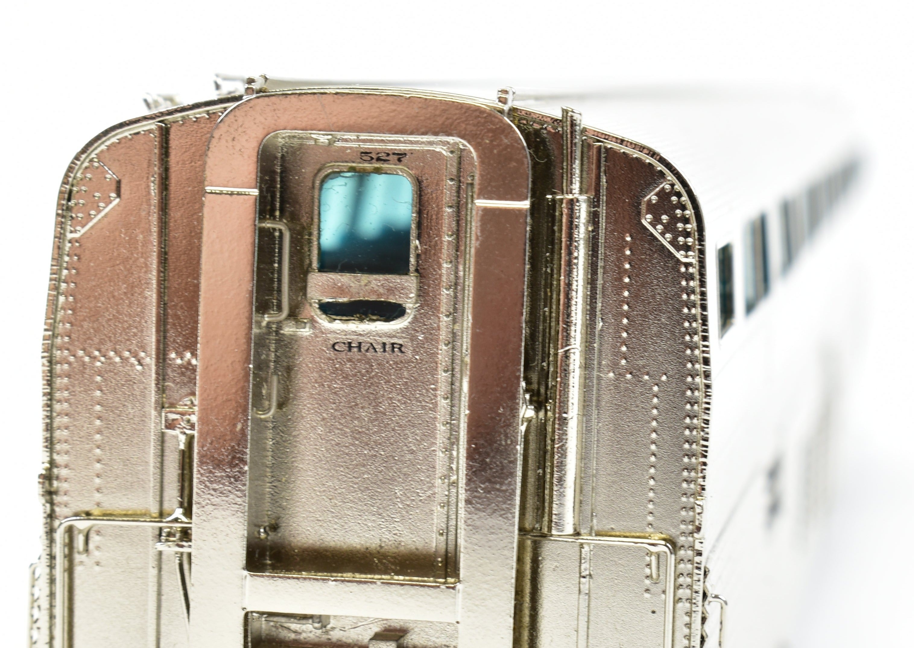 HO Scale Brass ATSF Santa Fe Hi-Level Chair Car #527 by Overland Models