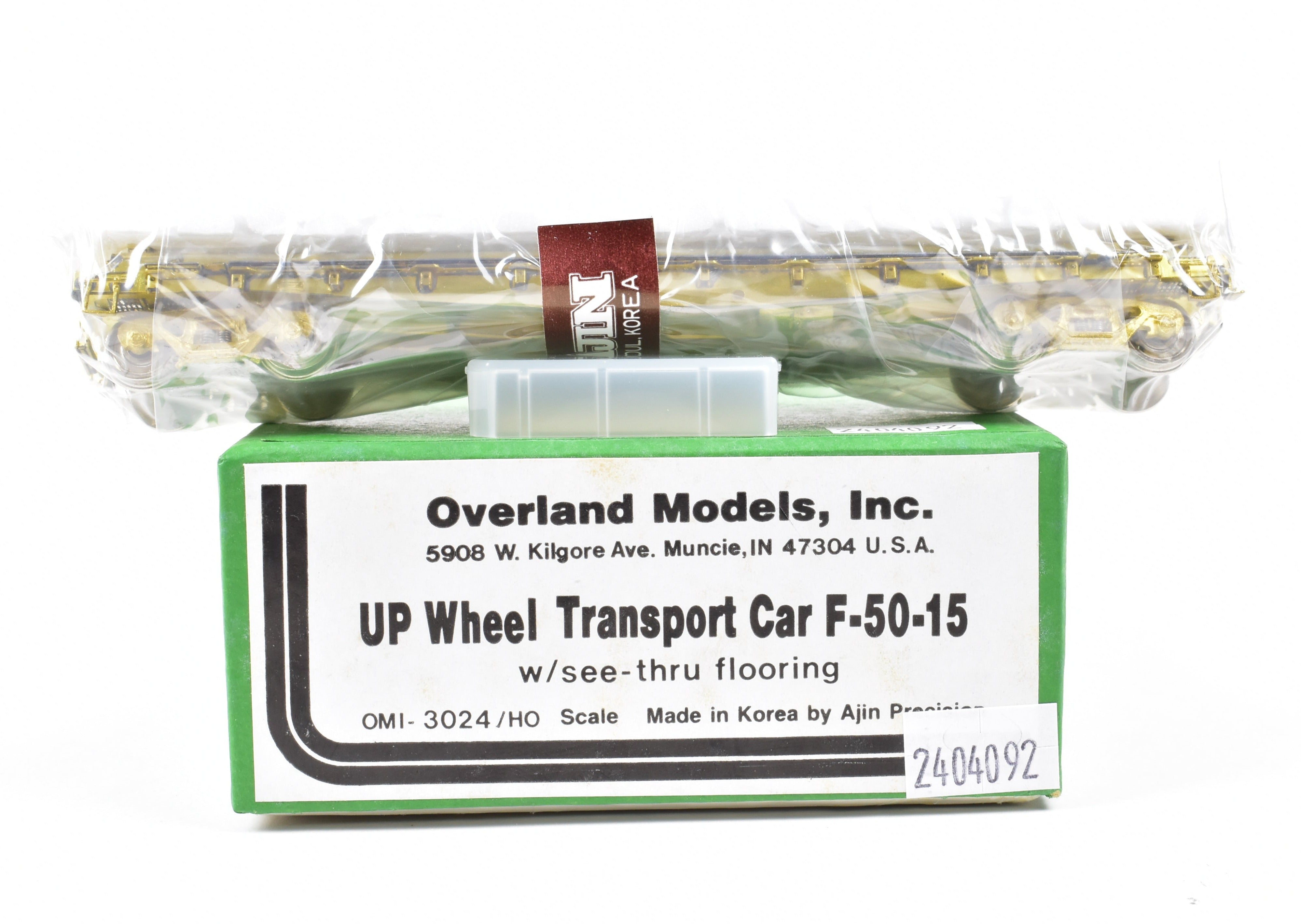 Brand New HO Brass OMI UP Union Pacific F-50-15 Wheel Transport Car