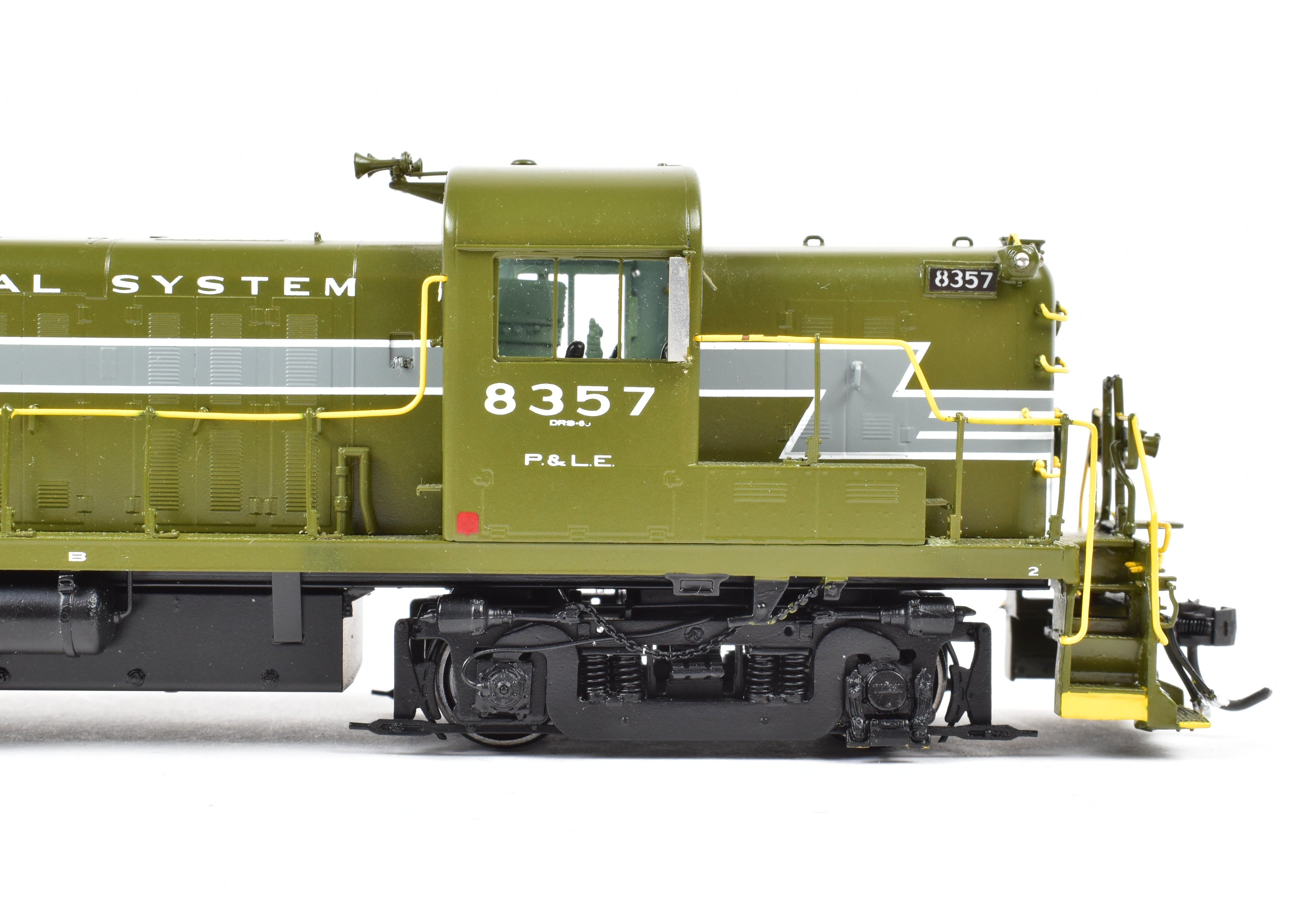 Overland Models, Inc. Olive Green P&LE RS-3 F/P #8357 DDC Equipped Brass Model