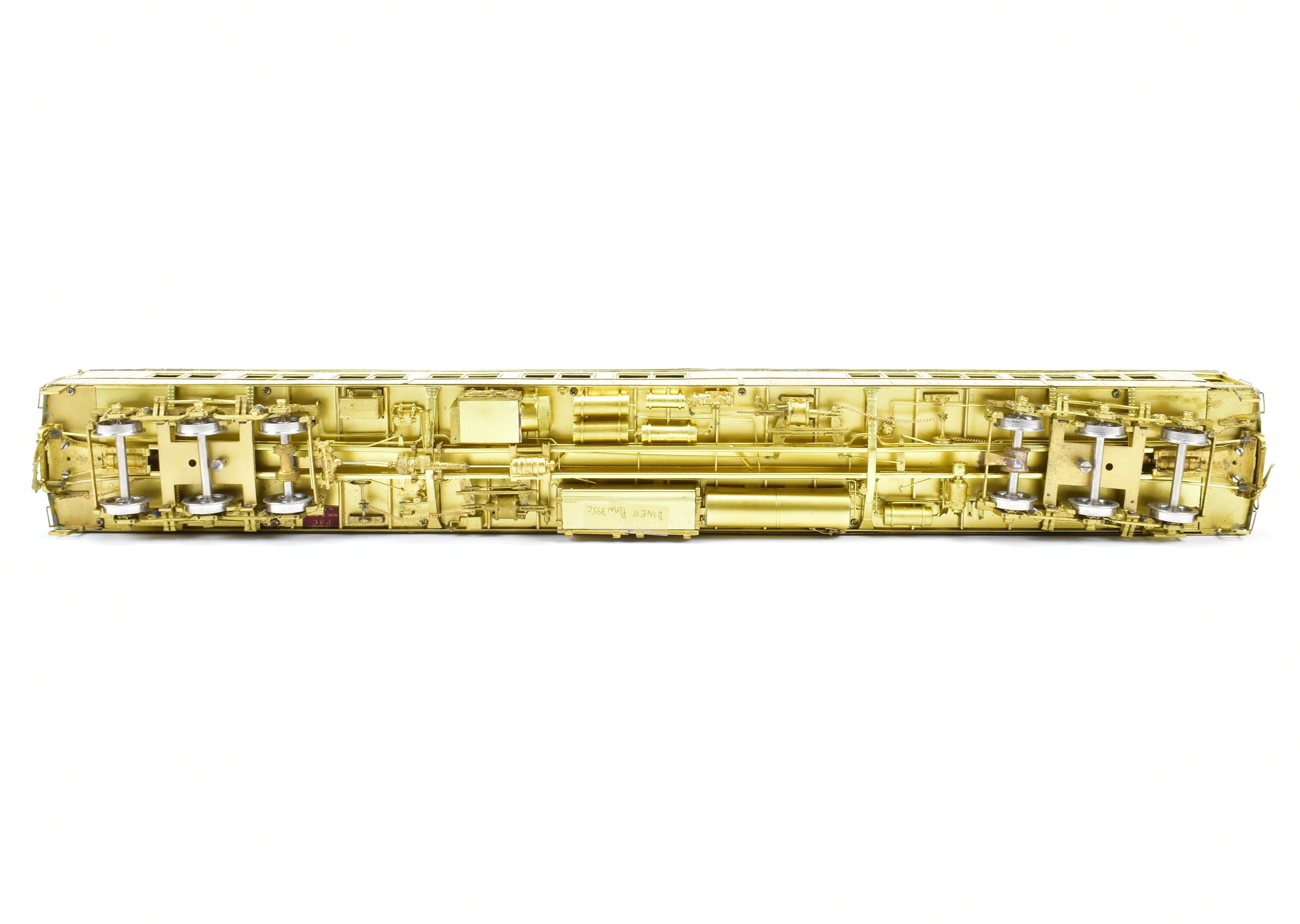 O Scale Brass Model - Precision Scale Co. (PSC) Pullman Standard HW Dining Car Plan 3952 with Air Conditioning for Model Train Enthusiasts
