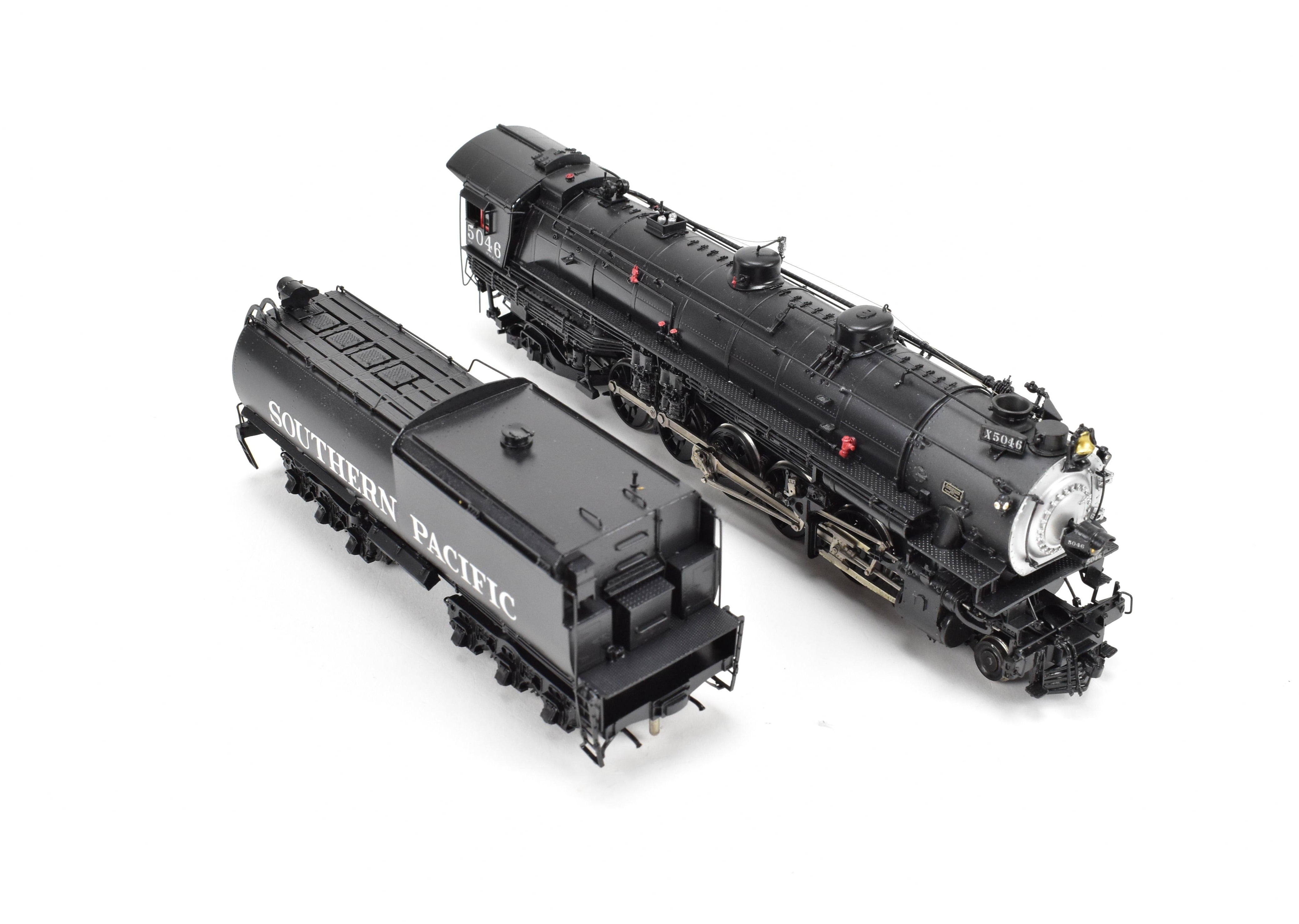 HO Scale Brass Precision Scale Co. SP-3 4-10-2 Pro Painted Locomotive #5046